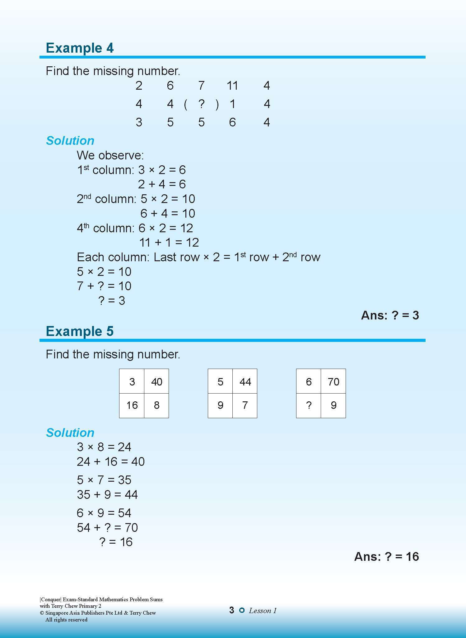 Conquer EXAM-STANDARD Mathematics PROBLEM SUMS with Terry Chew Primary 2