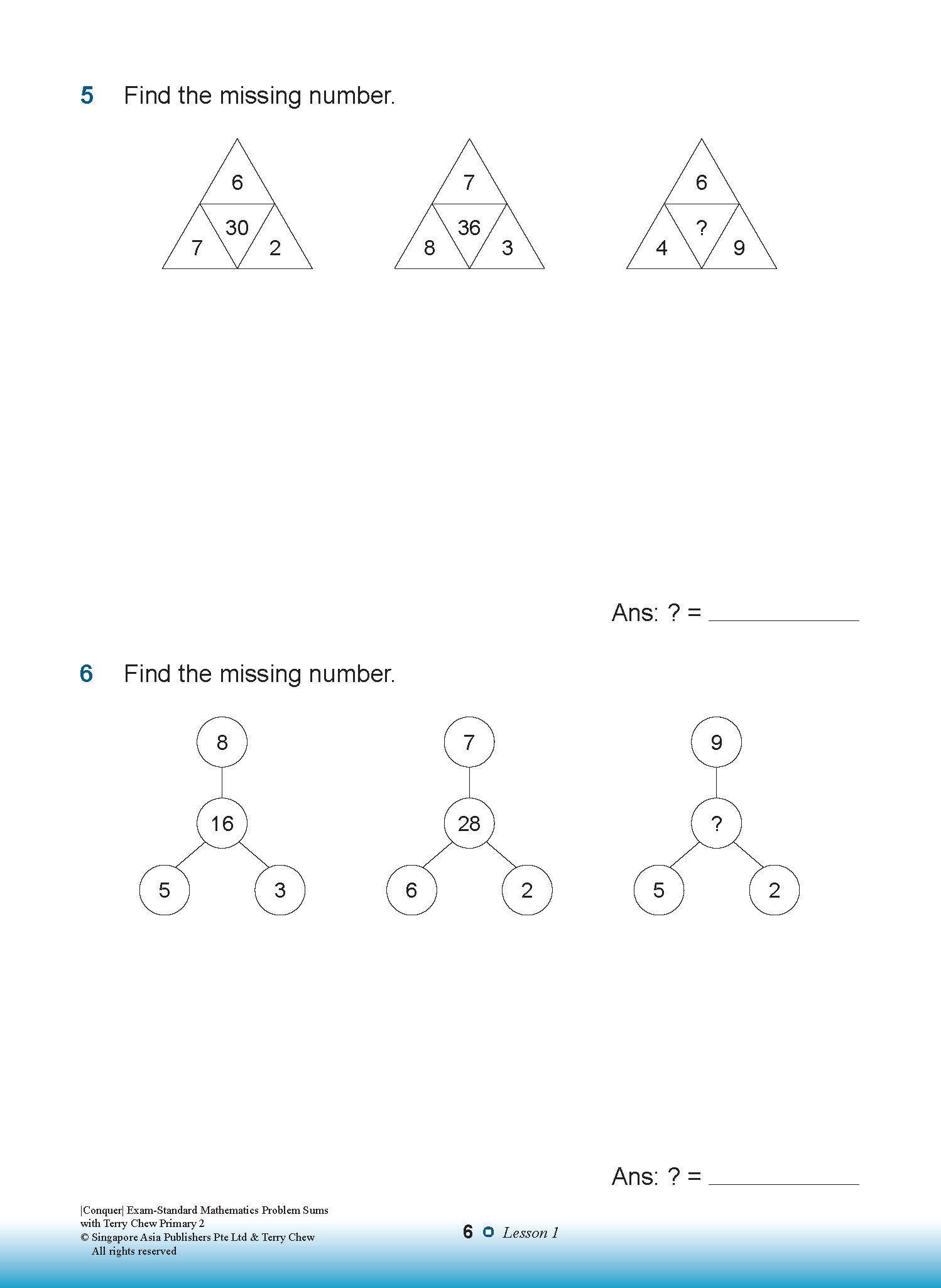 Conquer EXAM-STANDARD Mathematics PROBLEM SUMS with Terry Chew Primary 2