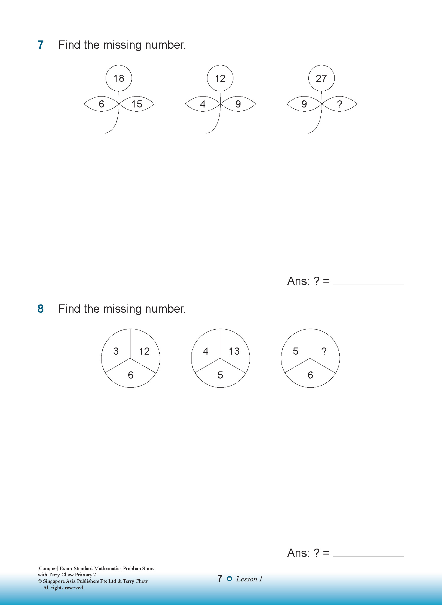 Conquer EXAM-STANDARD Mathematics PROBLEM SUMS with Terry Chew Primary 2