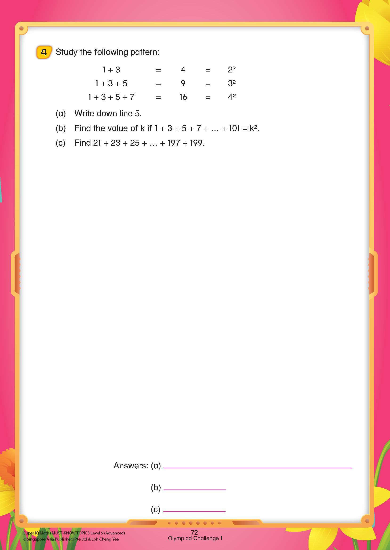 Super IQ Maths MUST-KNOW TOPICS Level 5 Advanced (10-11 years)