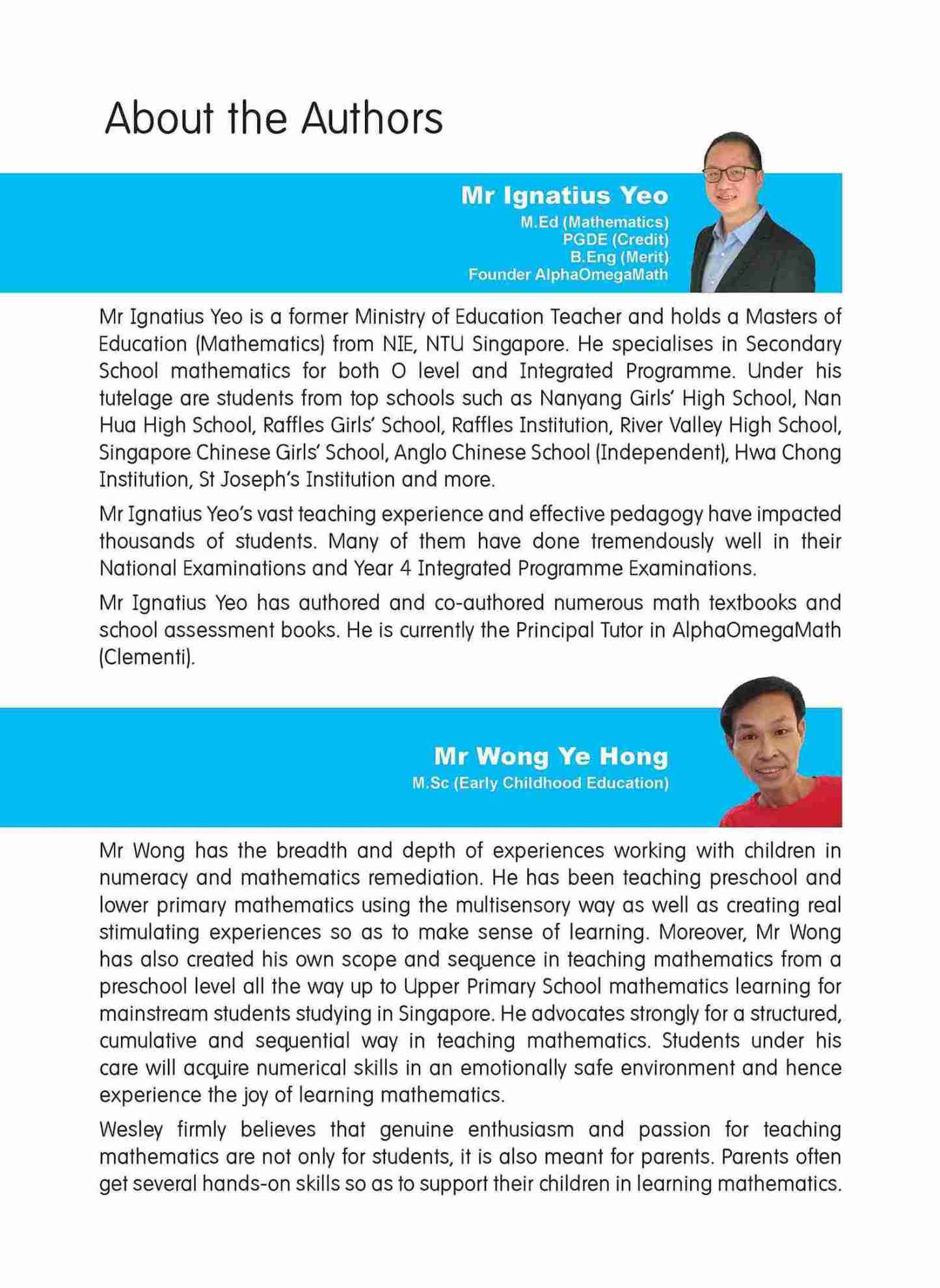 LEARNING+ MATHEMATICS Concrete • Pictorial • Abstract Approach Preschool (4 – 6 Years)