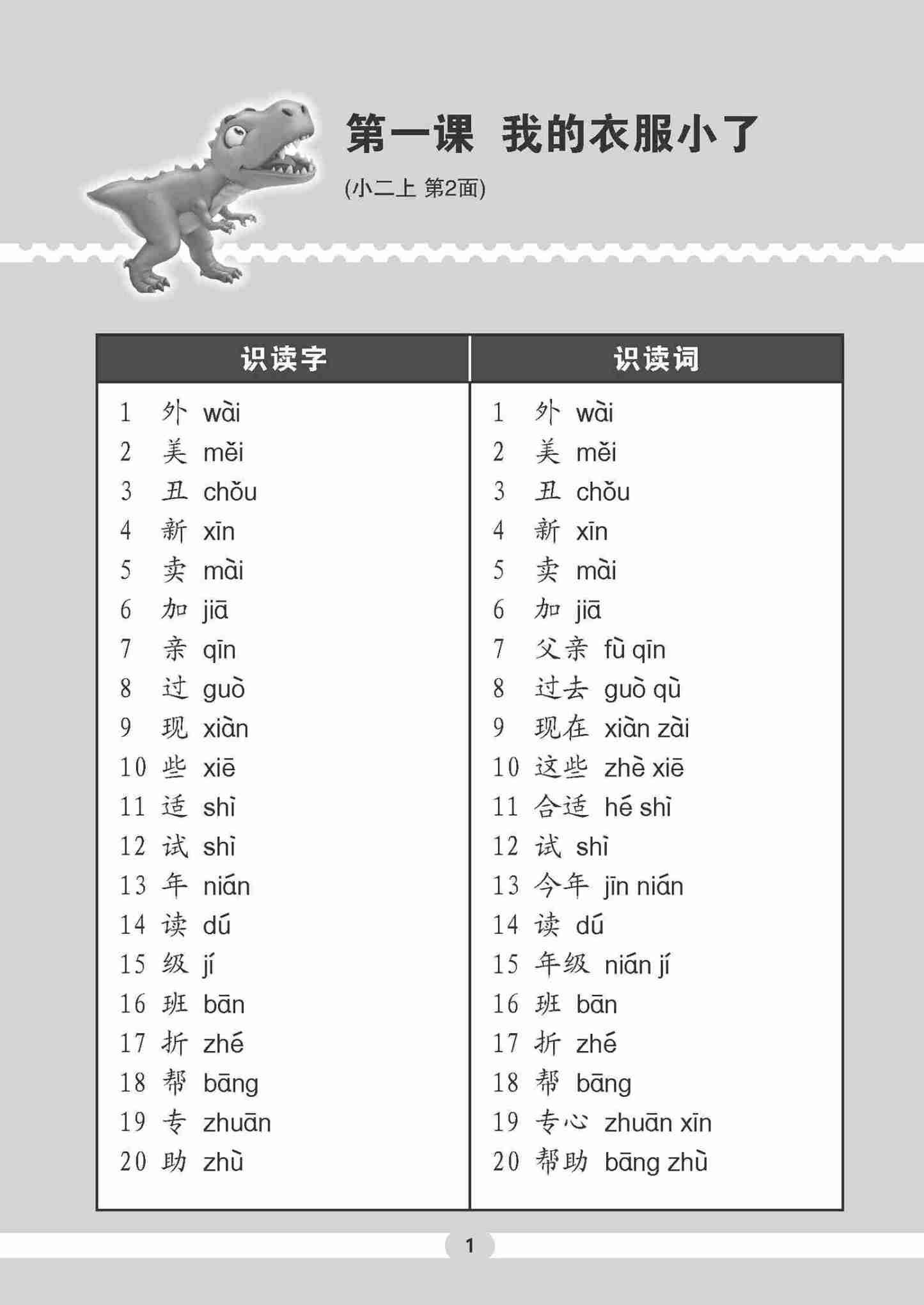 小二高级华文课文字词手册 2A / A HANDBOOK OF HIGHER CHINESE VOCABULARY FOR PRIMARY 2A