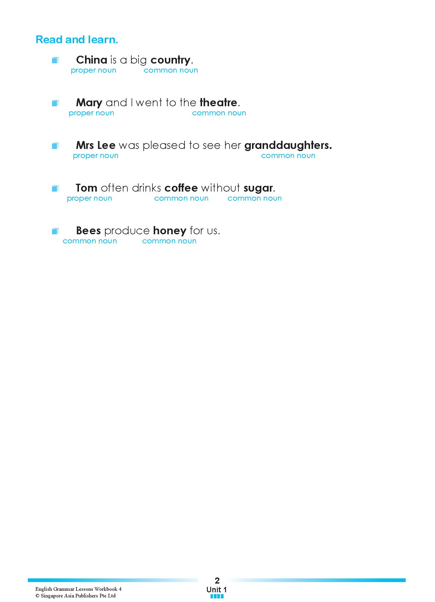 ENGLISH GRAMMAR LESSONS Workbook 4