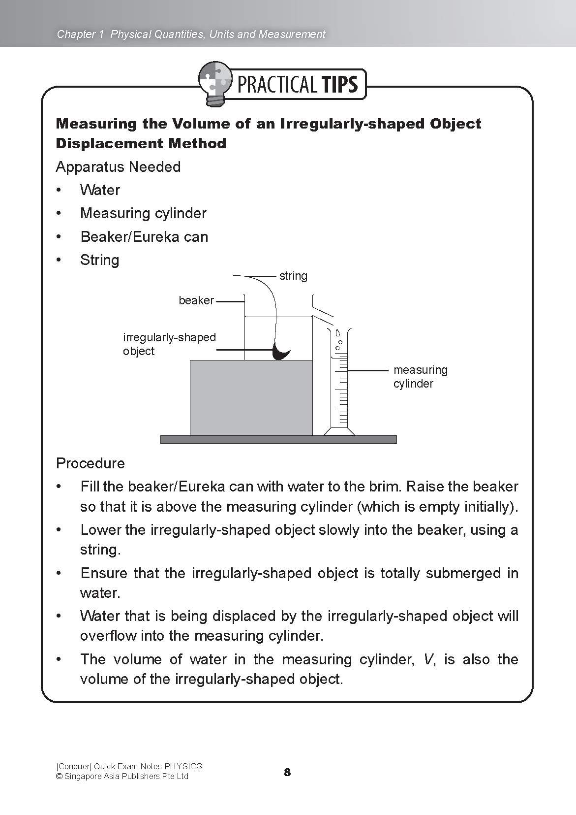Conquer QUICK EXAM NOTES PHYSICS