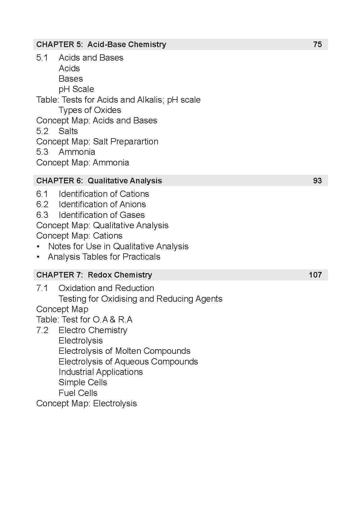 Conquer QUICK EXAM NOTES CHEMISTRY