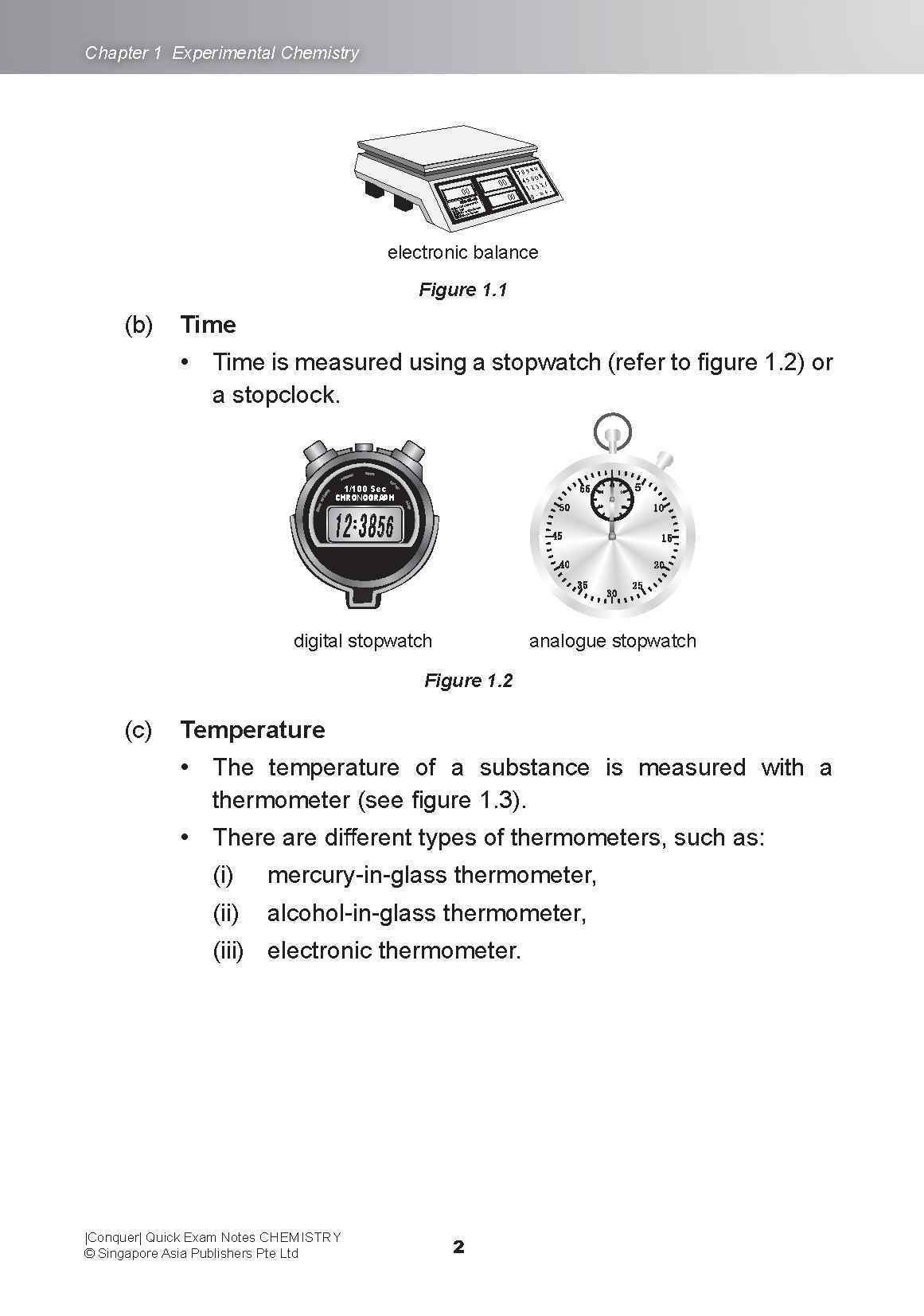 Conquer QUICK EXAM NOTES CHEMISTRY