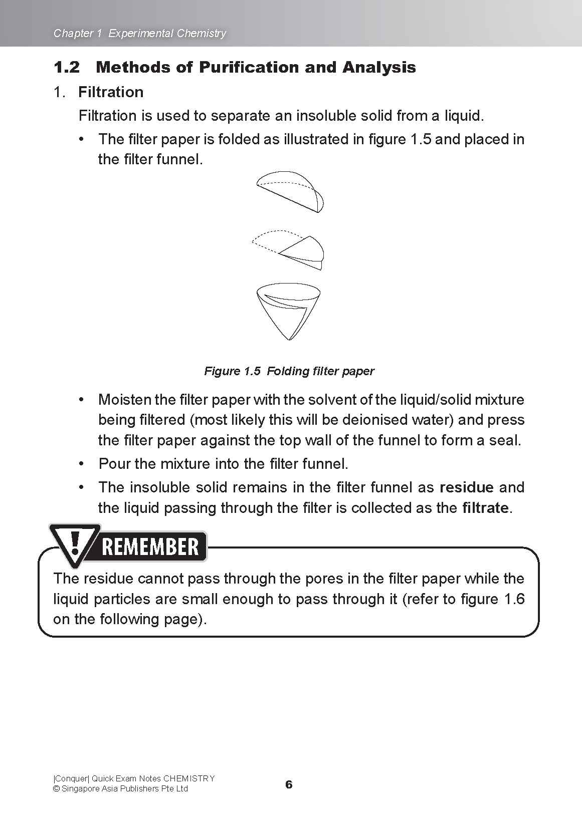 Conquer QUICK EXAM NOTES CHEMISTRY