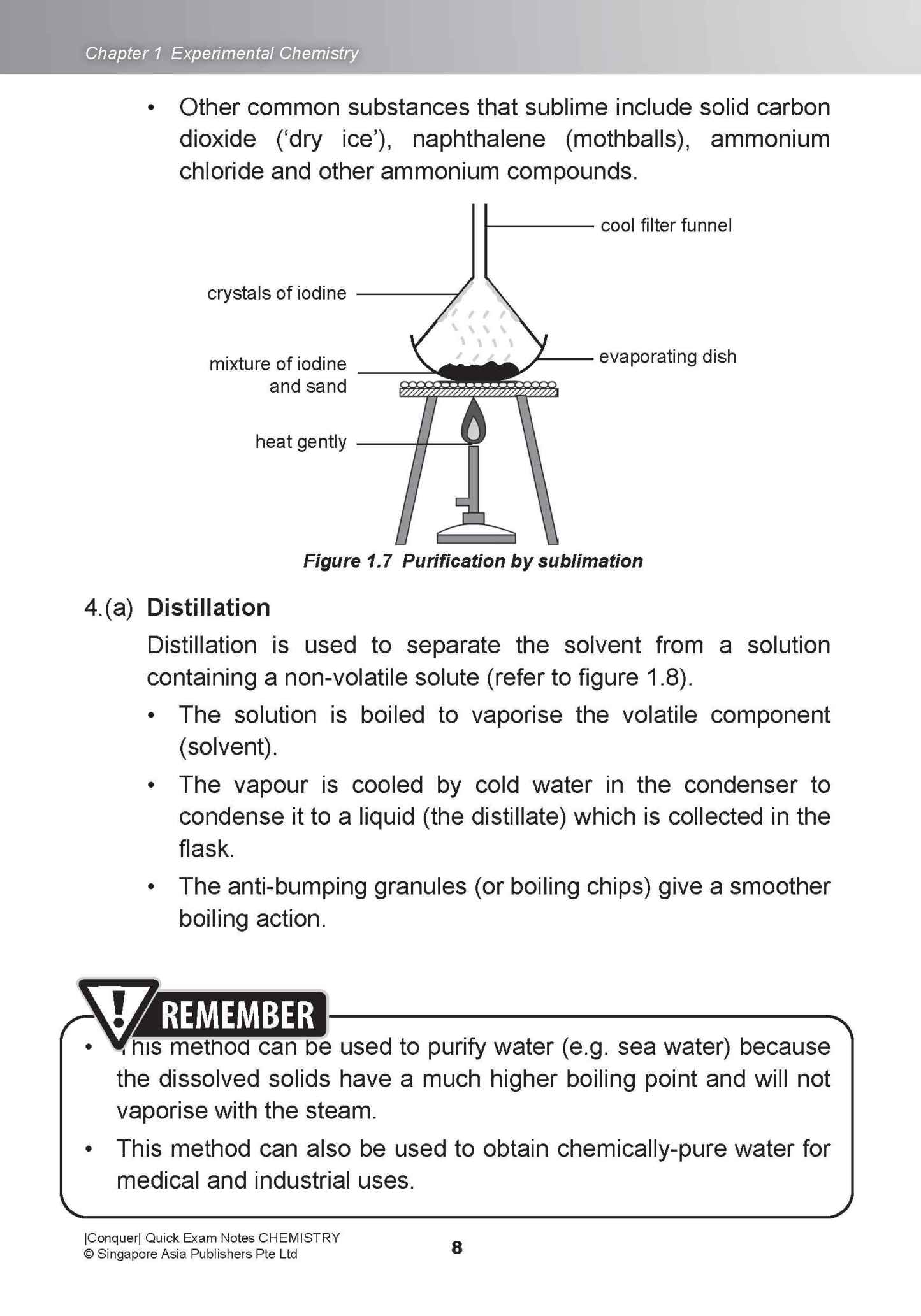 Conquer QUICK EXAM NOTES CHEMISTRY