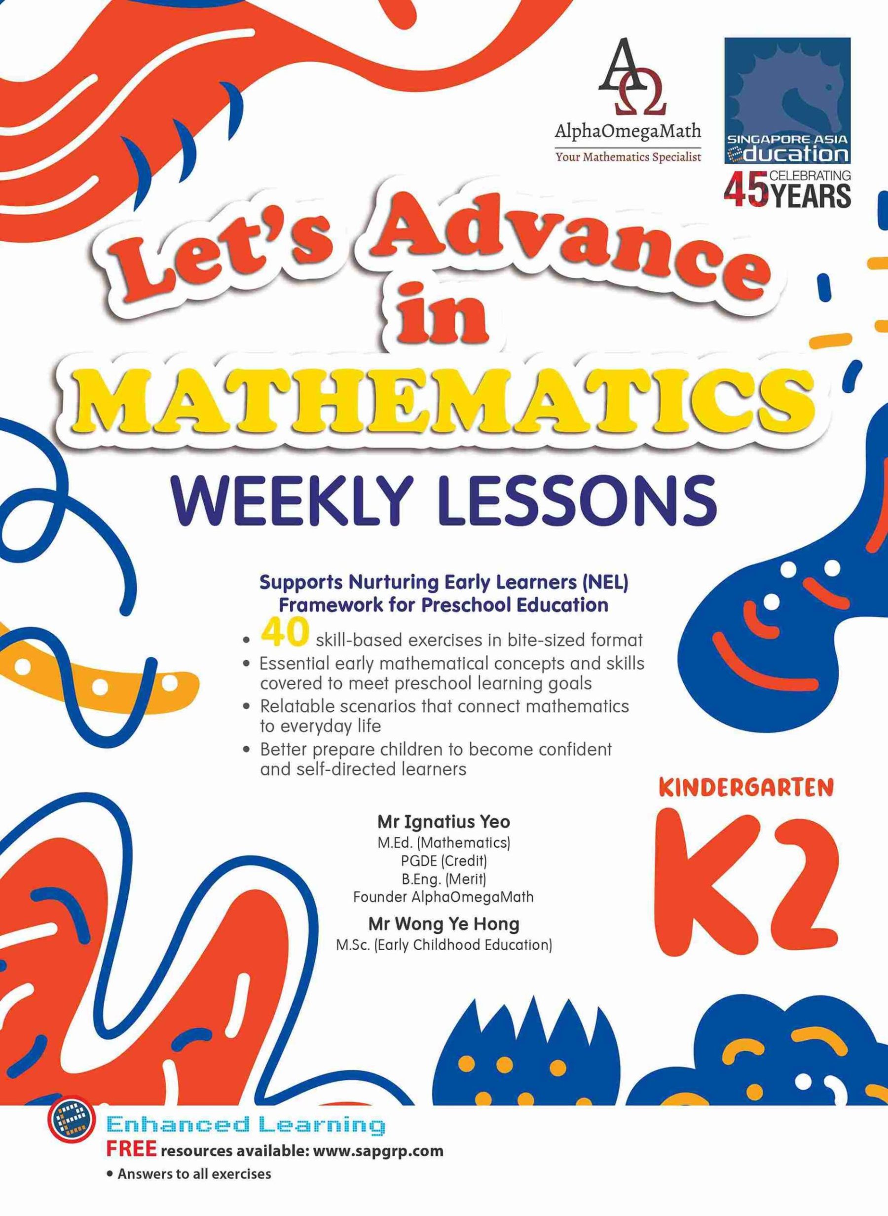 Let’s Advance in MATHEMATICS WEEKLY LESSONS Kindergarten 2
