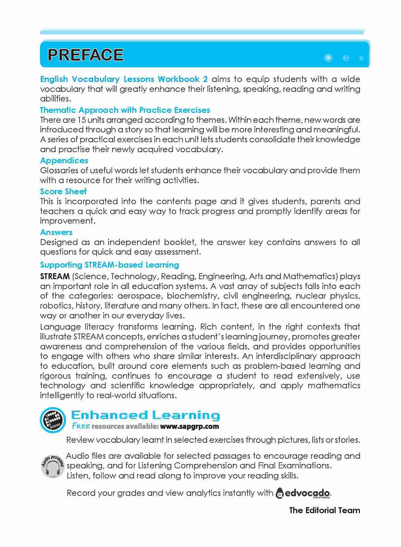 ENGLISH VOCABULARY LESSONS Workbook 2