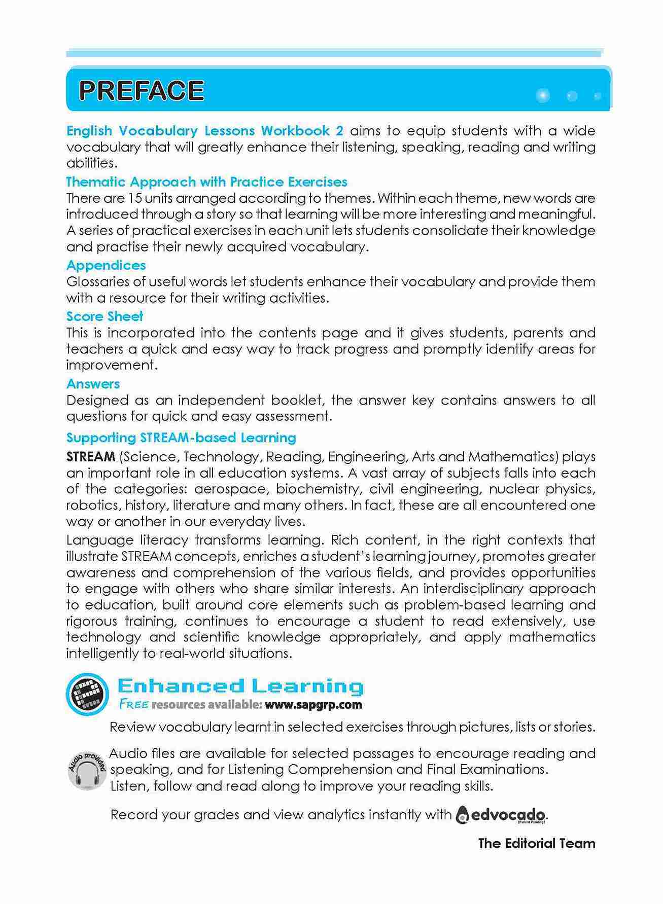 ENGLISH VOCABULARY LESSONS Workbook 2