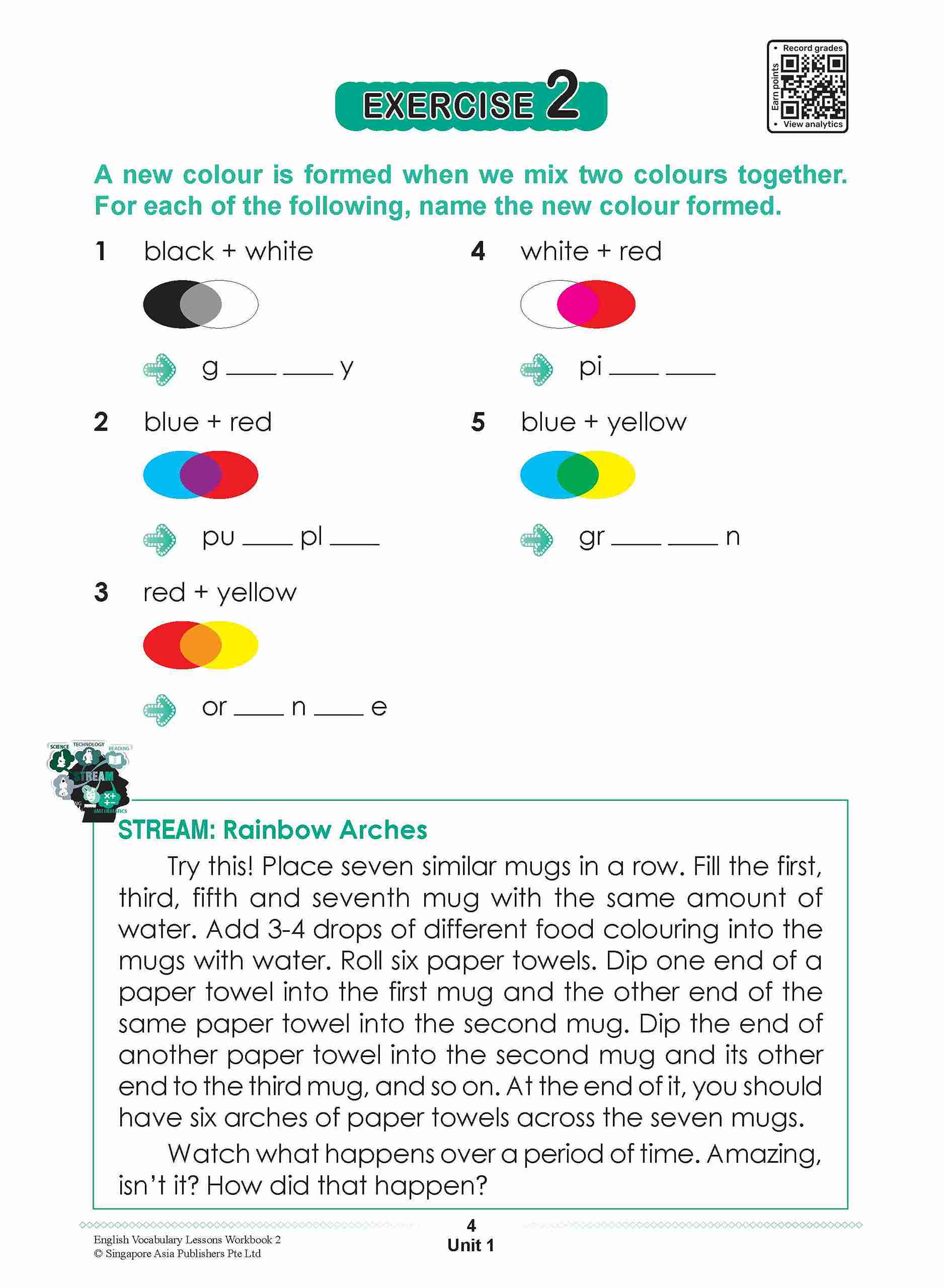 ENGLISH VOCABULARY LESSONS Workbook 2