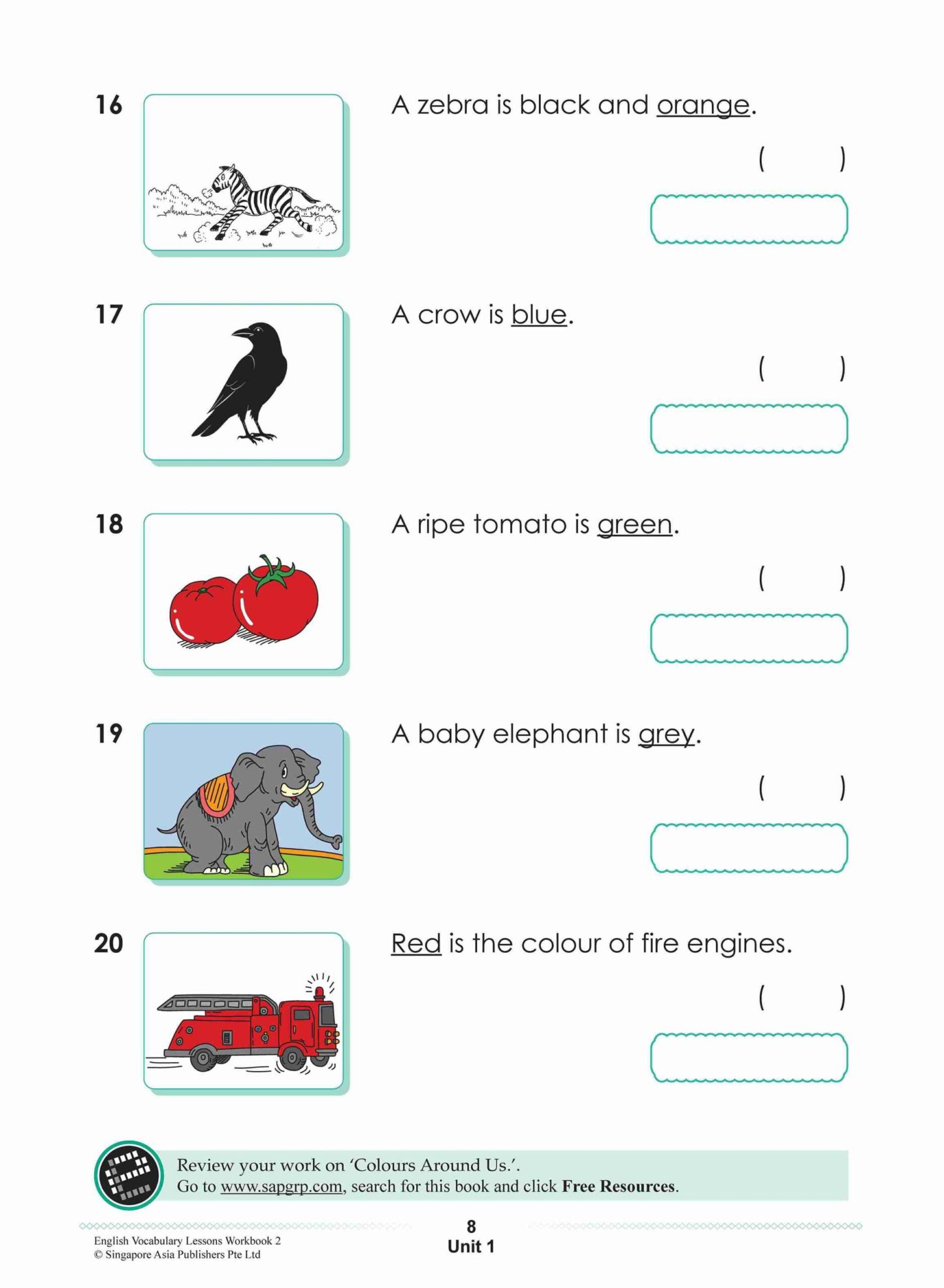 ENGLISH VOCABULARY LESSONS Workbook 2