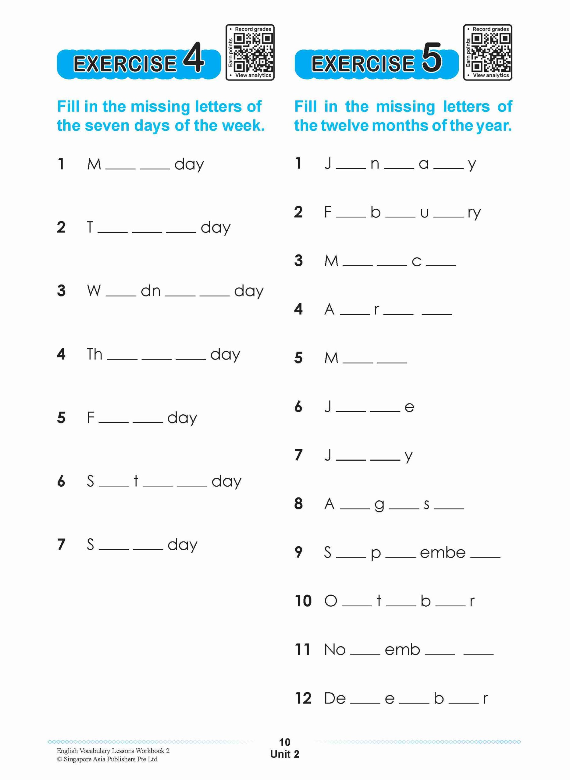 ENGLISH VOCABULARY LESSONS Workbook 2