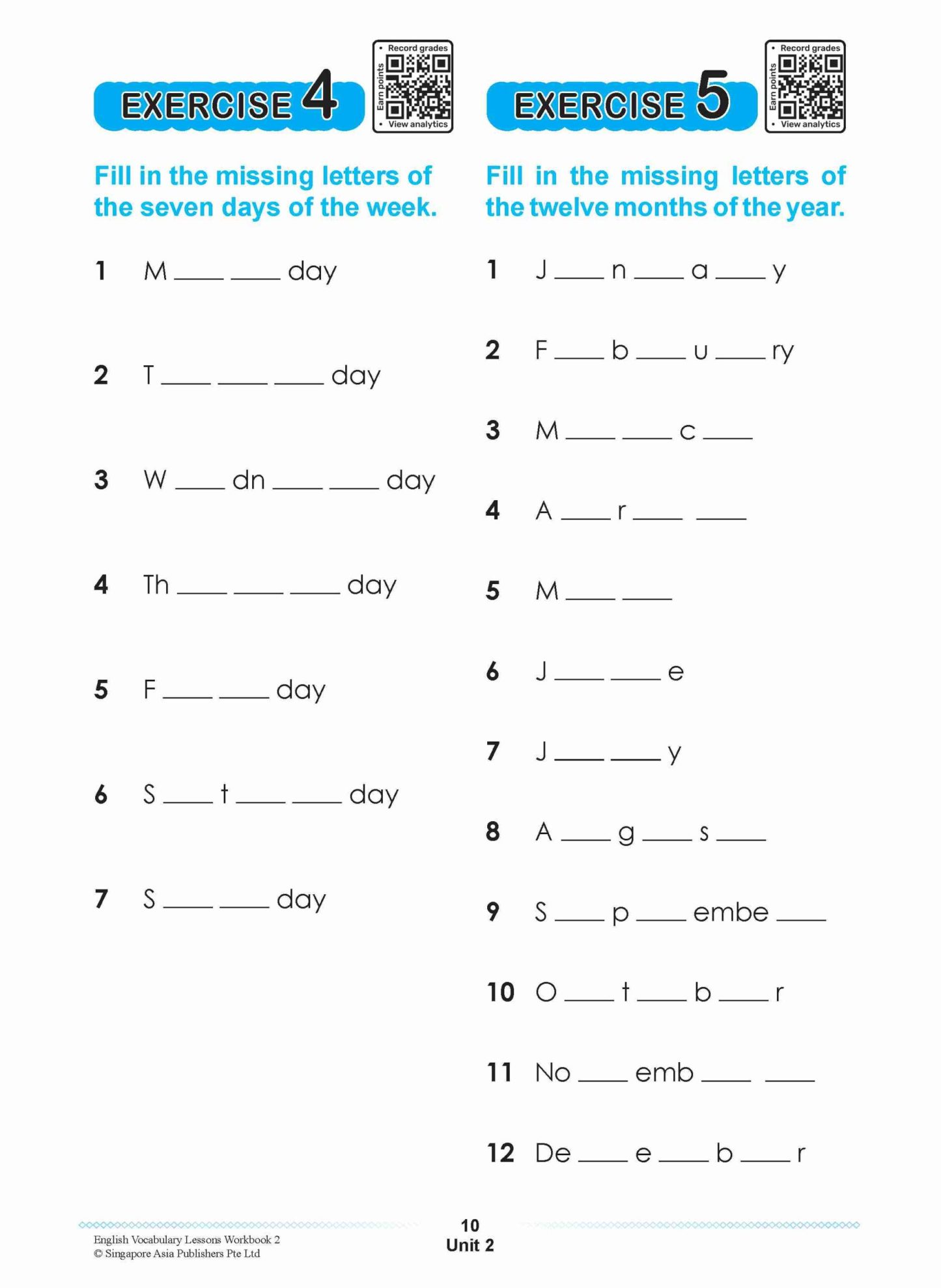 ENGLISH VOCABULARY LESSONS Workbook 2