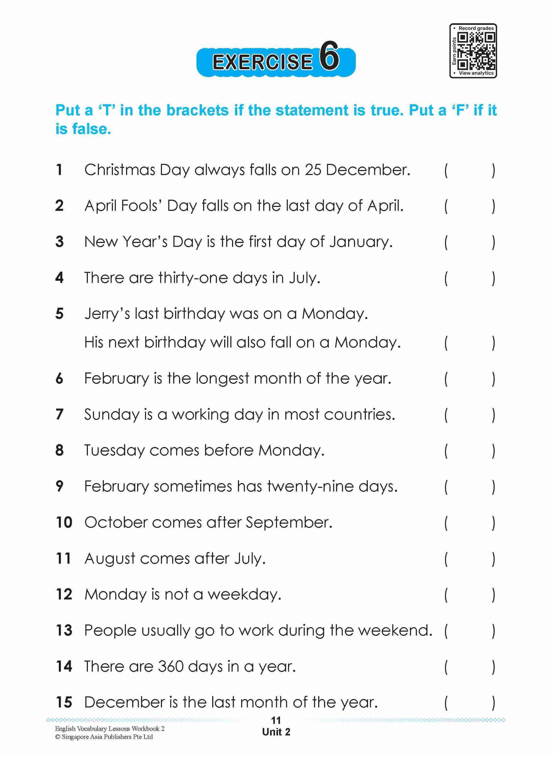 ENGLISH VOCABULARY LESSONS Workbook 2