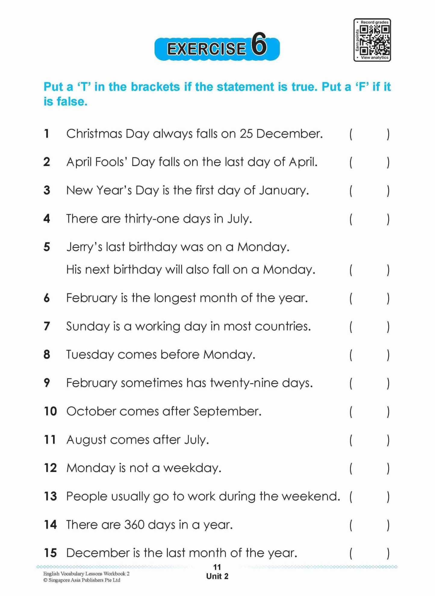 ENGLISH VOCABULARY LESSONS Workbook 2