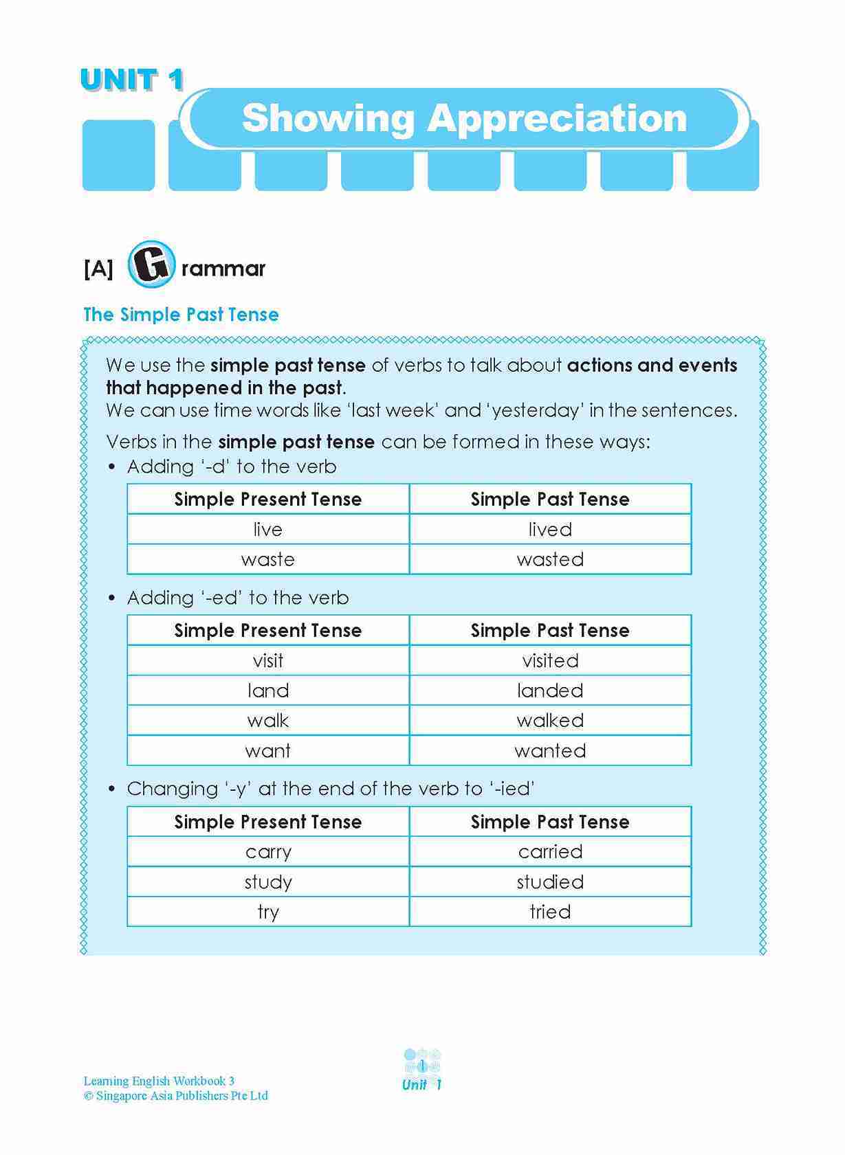 LEARNING ENGLISH Workbook 3