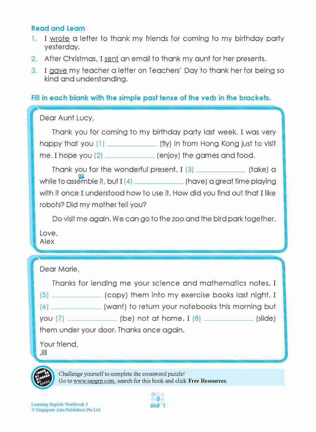LEARNING ENGLISH Workbook 3
