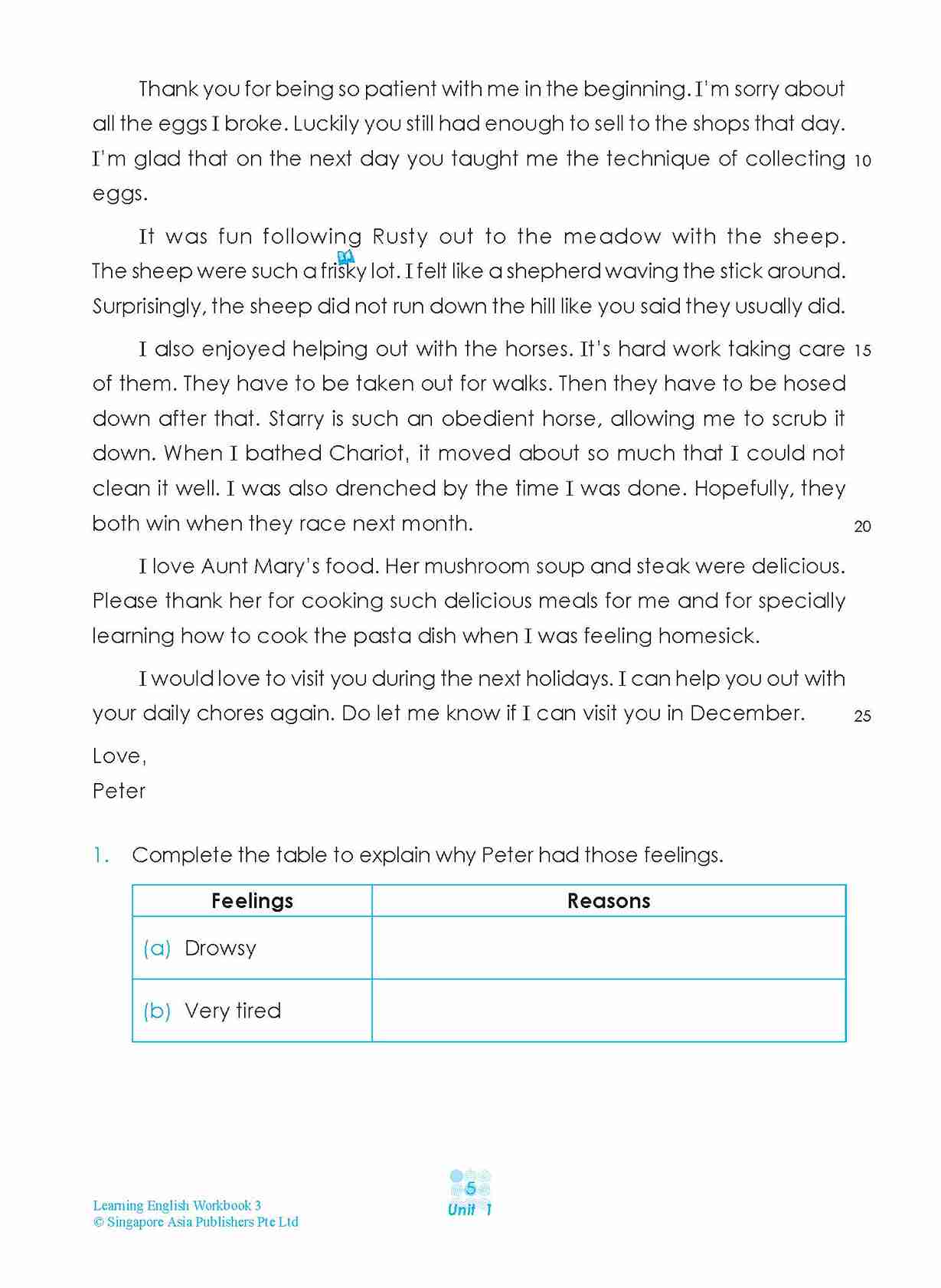 LEARNING ENGLISH Workbook 3