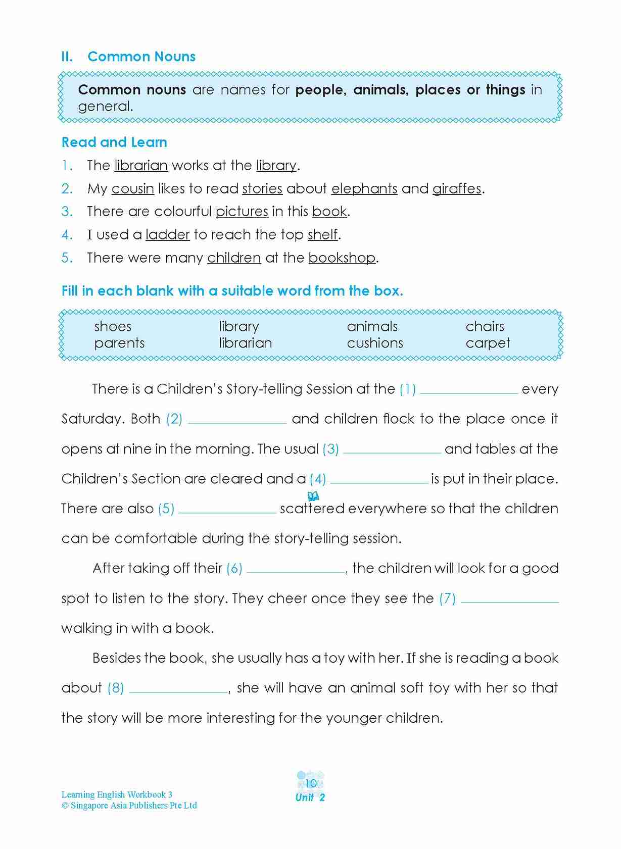 LEARNING ENGLISH Workbook 3