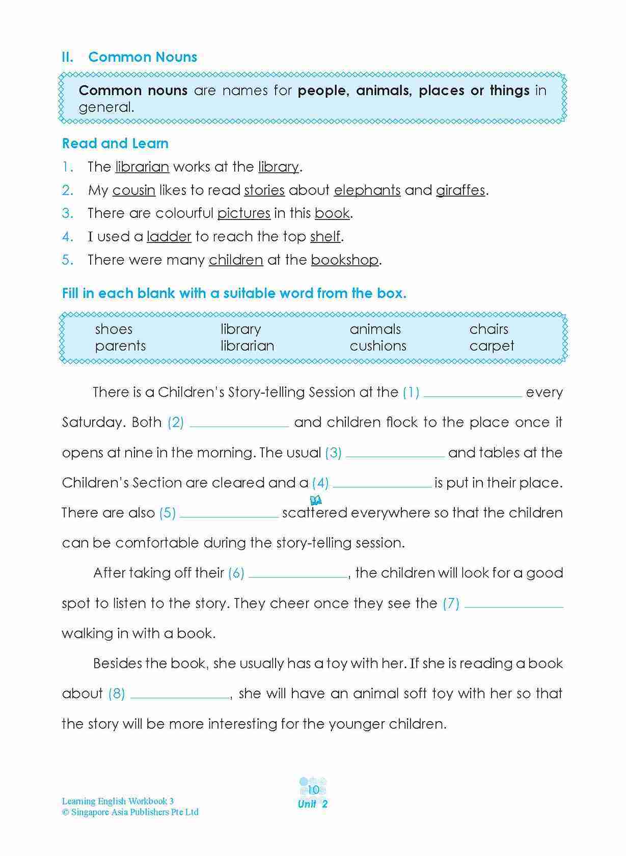 LEARNING ENGLISH Workbook 3