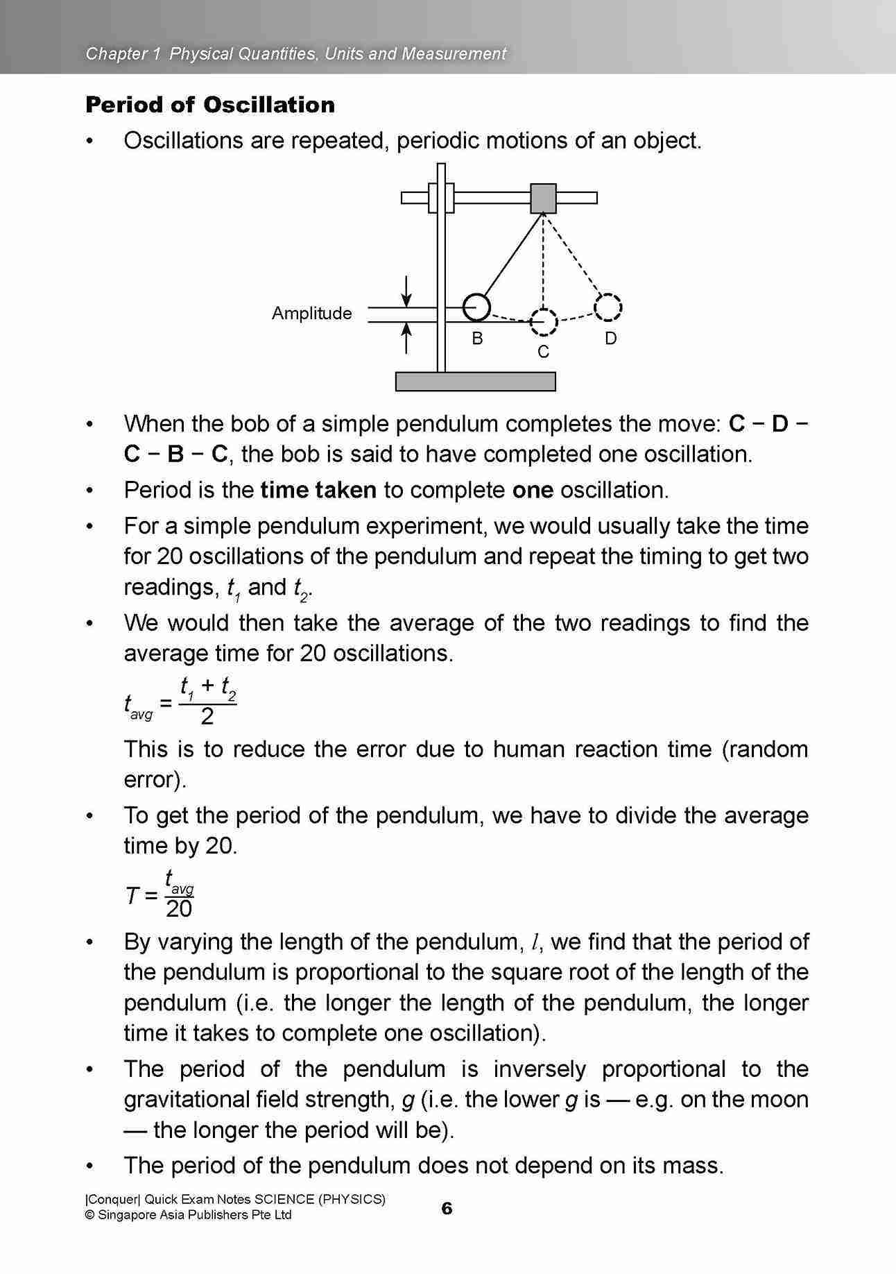 Conquer QUICK EXAM NOTES SCIENCE (PHYSICS)
