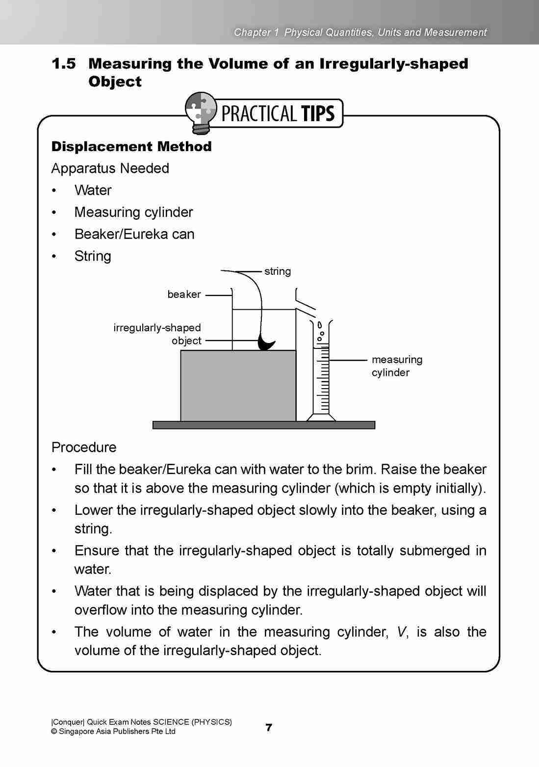 Conquer QUICK EXAM NOTES SCIENCE (PHYSICS)