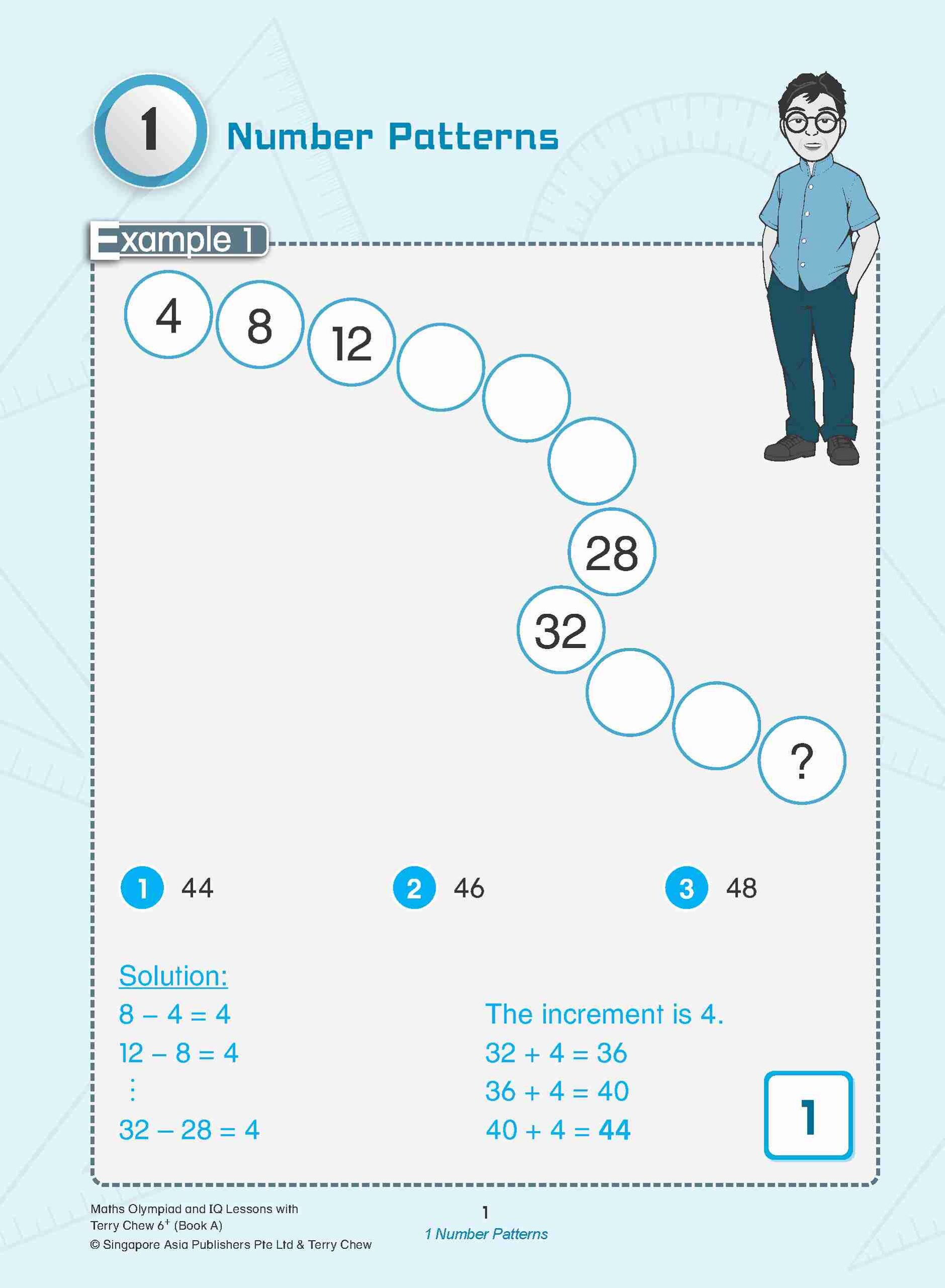 Maths Olympiad and IQ Lessons with Terry Chew Age 6+ Book A