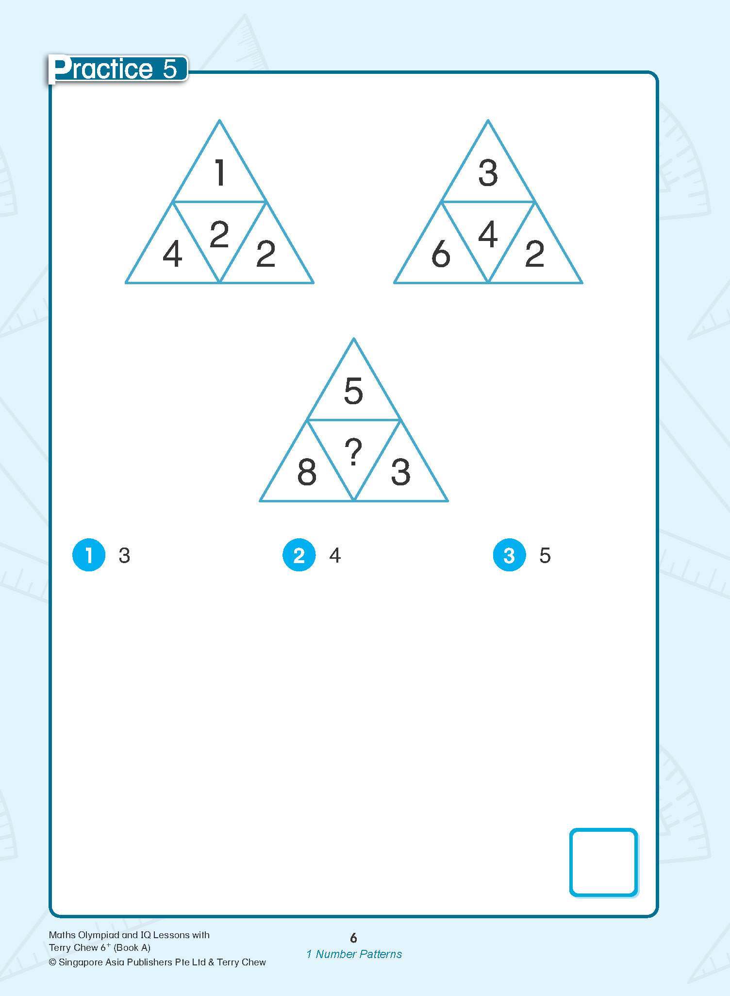 Maths Olympiad and IQ Lessons with Terry Chew Age 6+ Book A