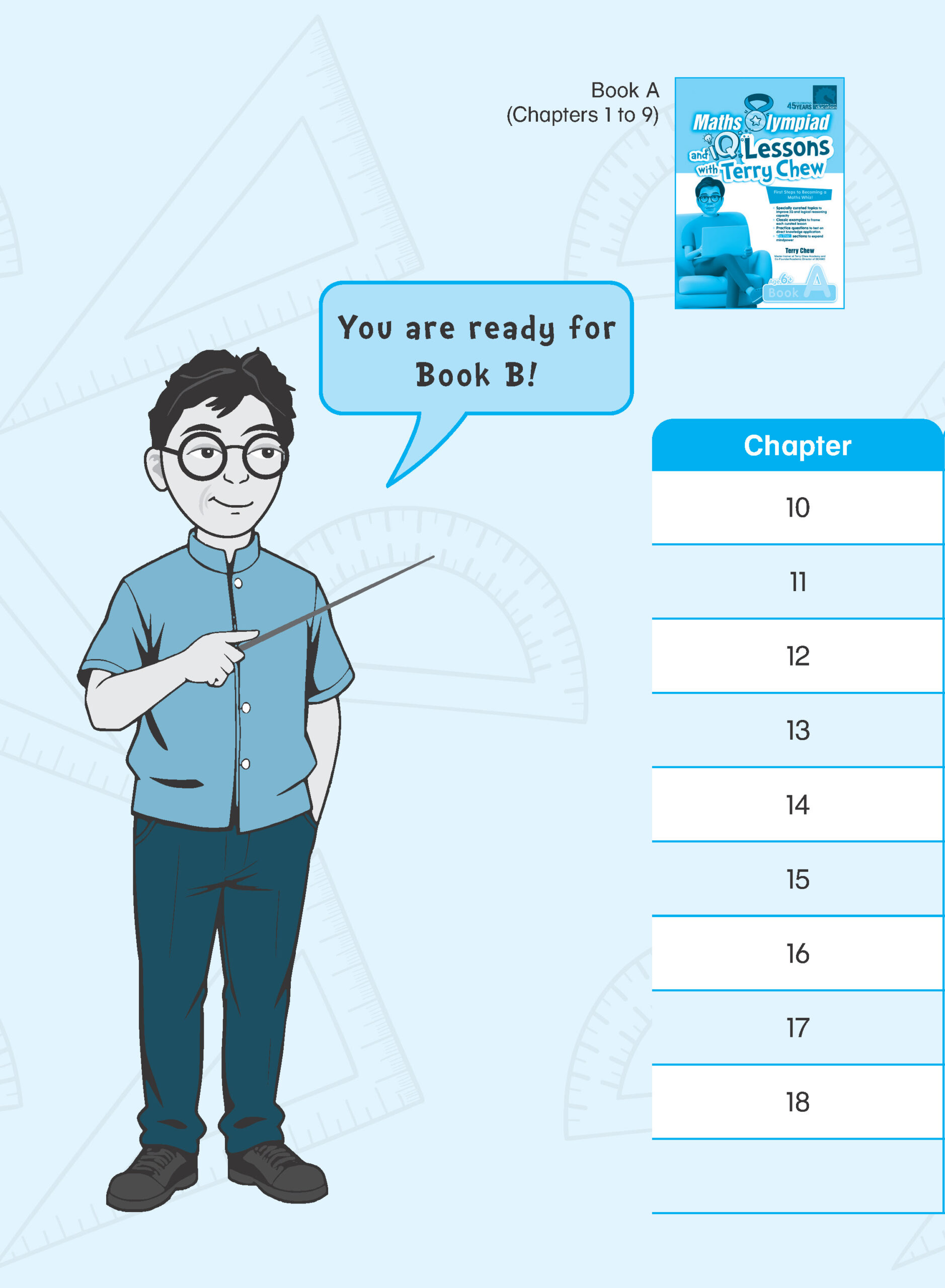 Maths Olympiad and IQ Lessons with Terry Chew Age 6+ Book B