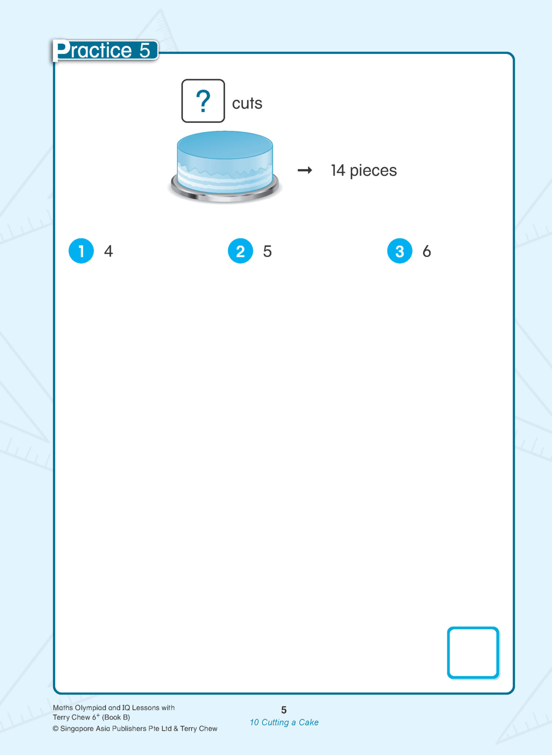 Maths Olympiad and IQ Lessons with Terry Chew Age 6+ Book B