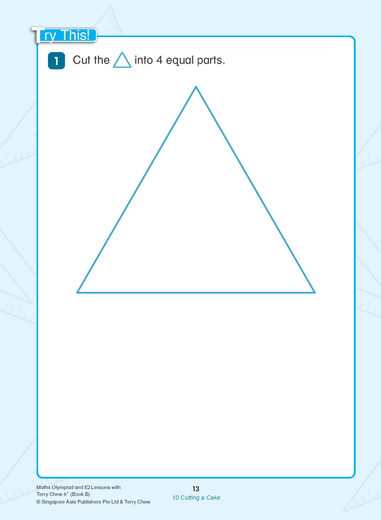 Maths Olympiad and IQ Lessons with Terry Chew Age 6+ Book B
