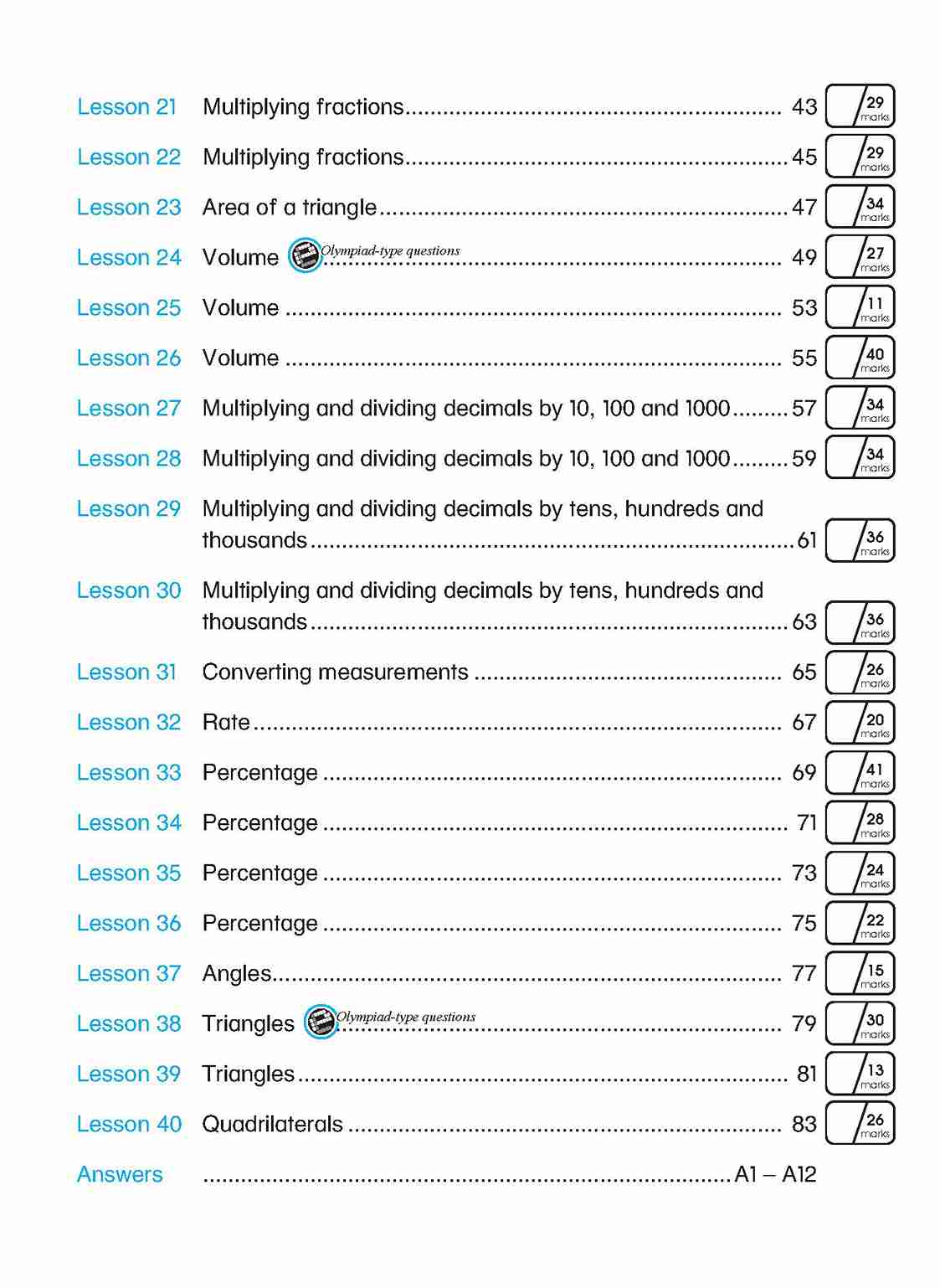 Learning+ Mathematics by the Minute Workbook 5