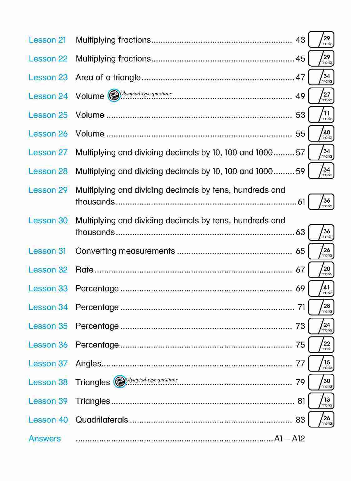 Learning+ Mathematics by the Minute Workbook 5