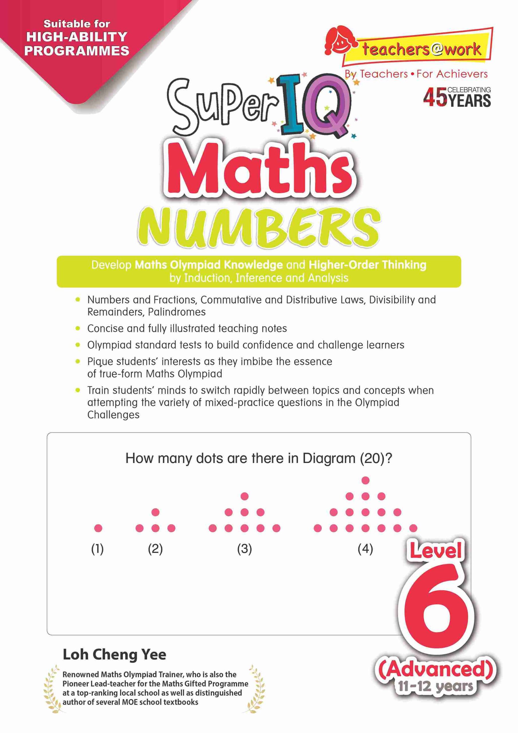 Super IQ Maths NUMBERS Level 6 Advanced (11-12 years)