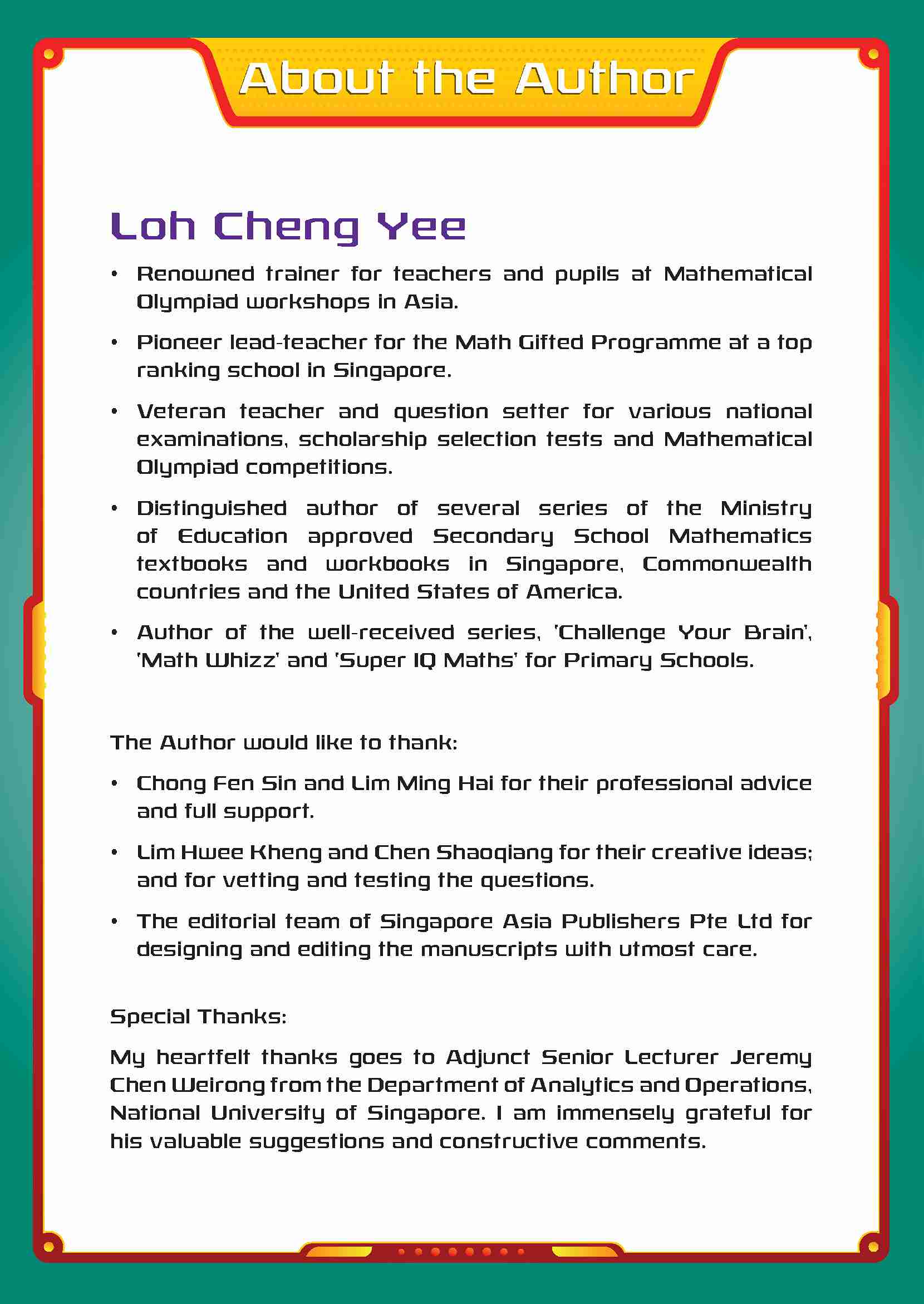 Super IQ Maths NUMBERS Level 6 Advanced (11-12 years)