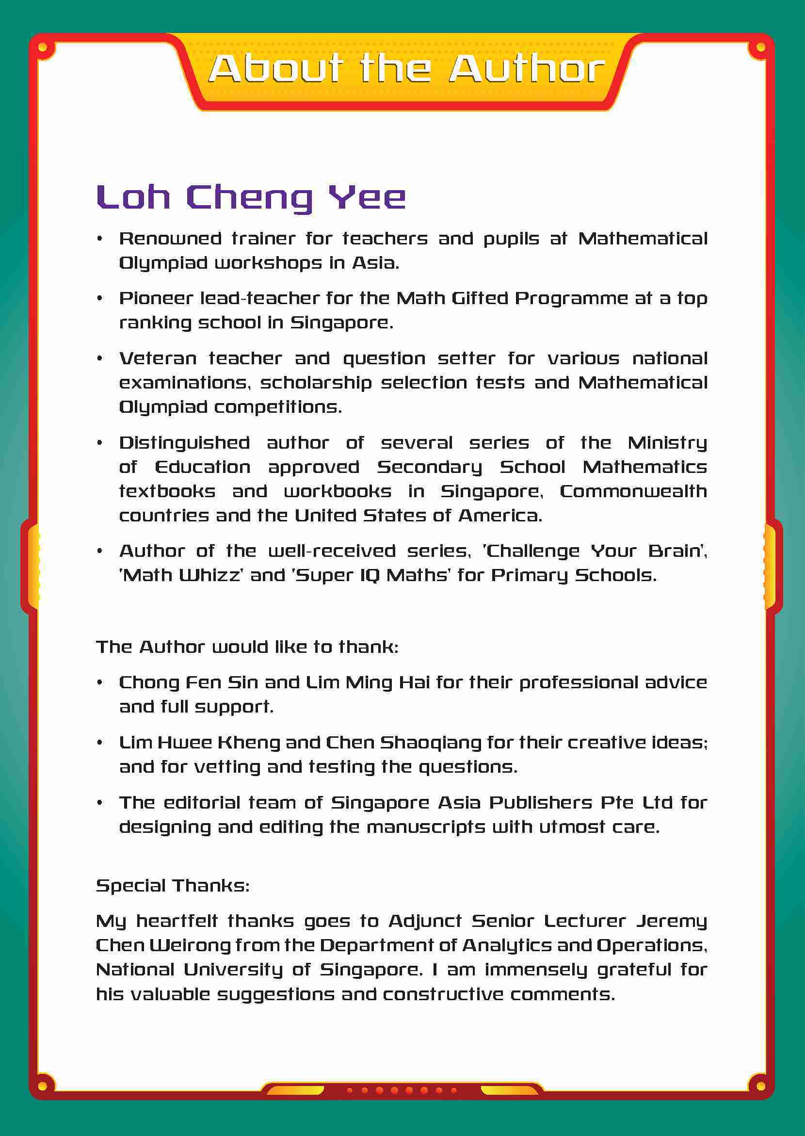 Super IQ Maths NUMBERS Level 6 Advanced (11-12 years)