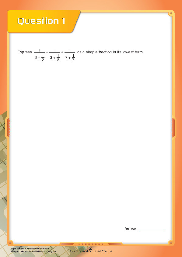 Super IQ Maths NUMBERS Level 6 Advanced (11-12 years)