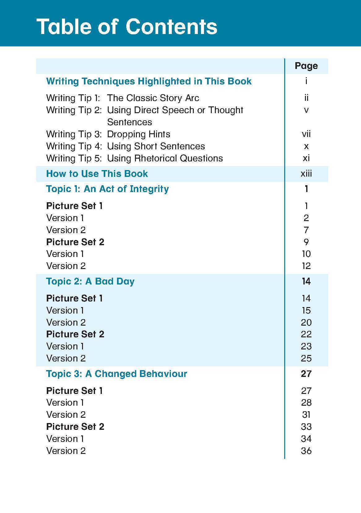 LEARNING+ ENGLISH GUIDED MODEL COMPOSITIONS FOR WRITING SUCCESS Book 6
