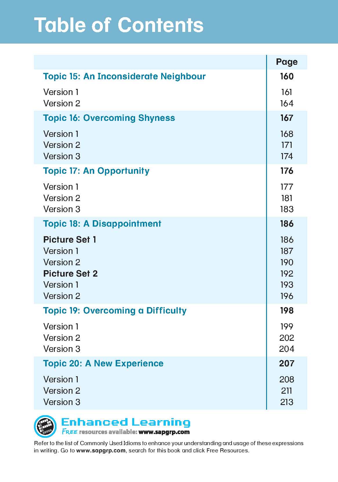 LEARNING+ ENGLISH GUIDED MODEL COMPOSITIONS FOR WRITING SUCCESS Book 6
