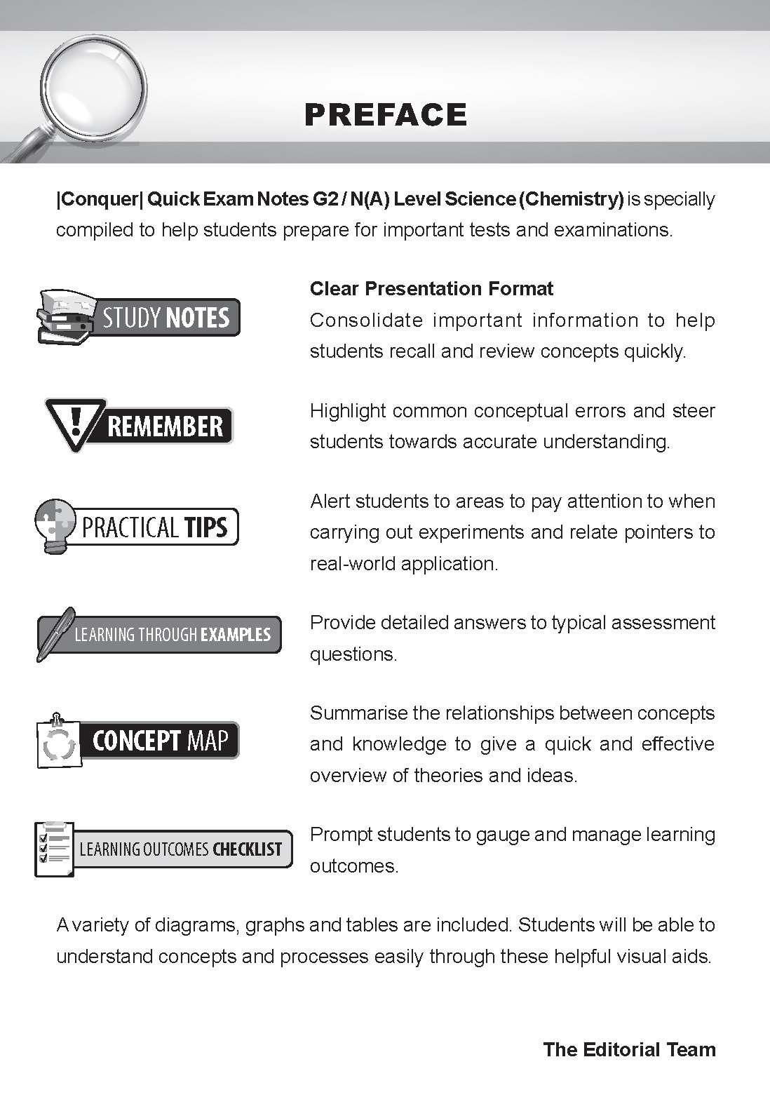 Conquer QUICK EXAM NOTES G2 / N(A) LEVEL SCIENCE (CHEMISTRY)