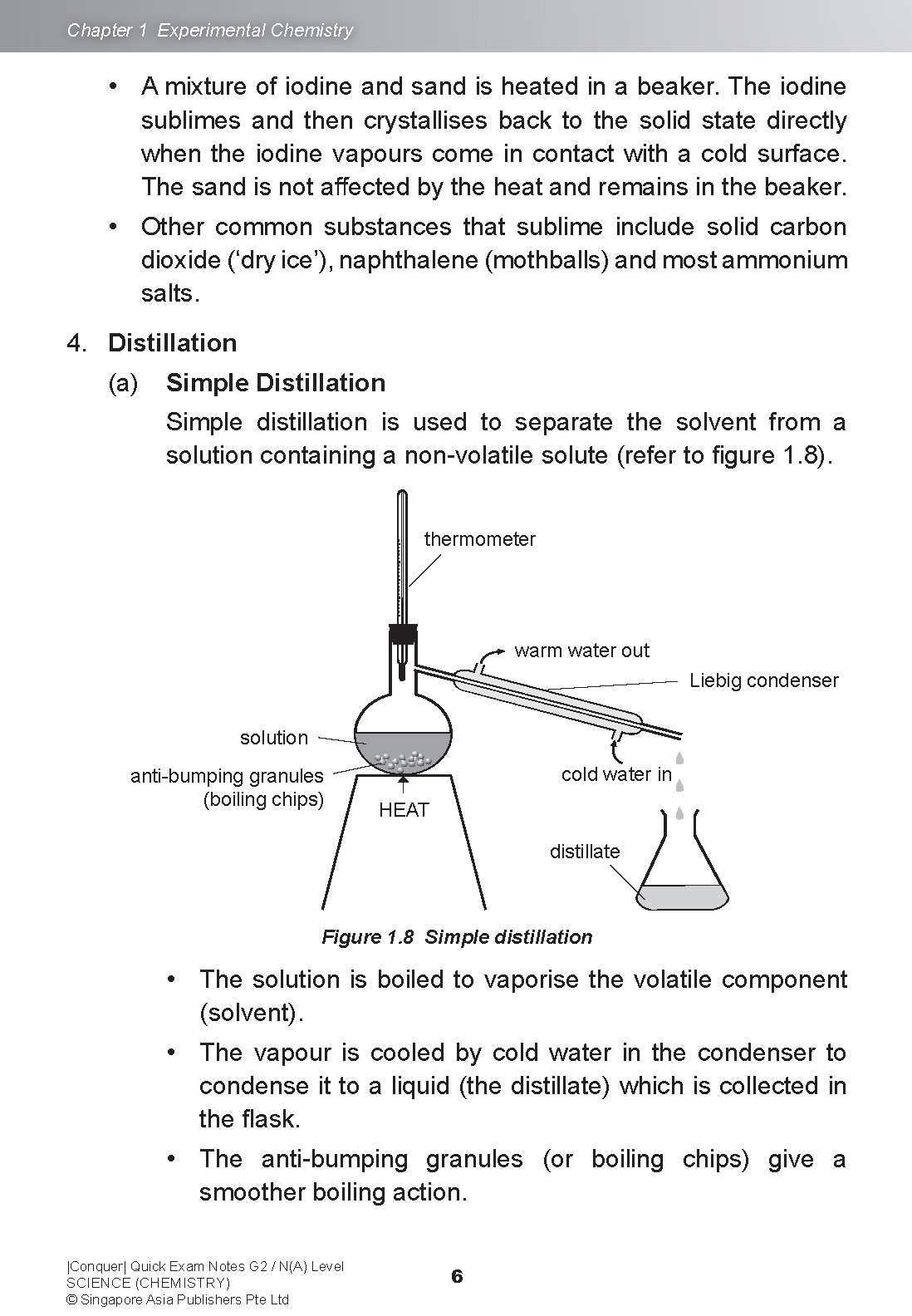 Conquer QUICK EXAM NOTES G2 / N(A) LEVEL SCIENCE (CHEMISTRY)