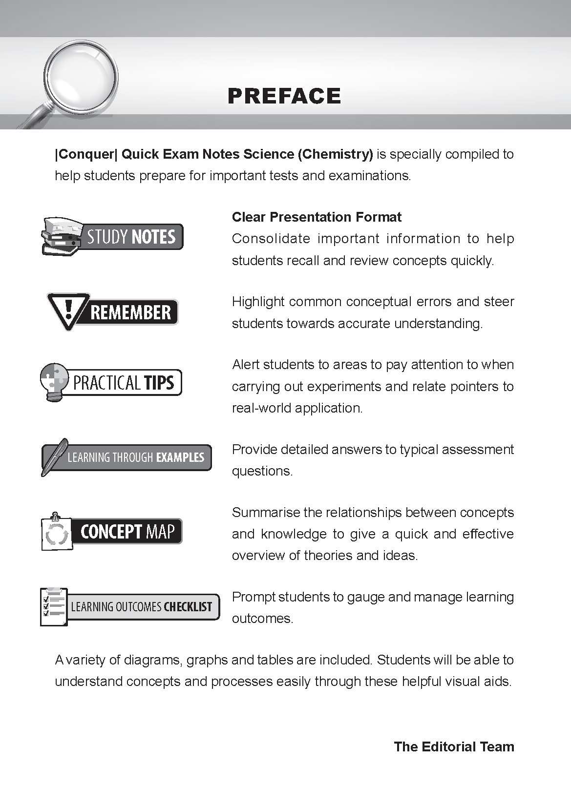 Conquer QUICK EXAM NOTES SCIENCE (CHEMISTRY)
