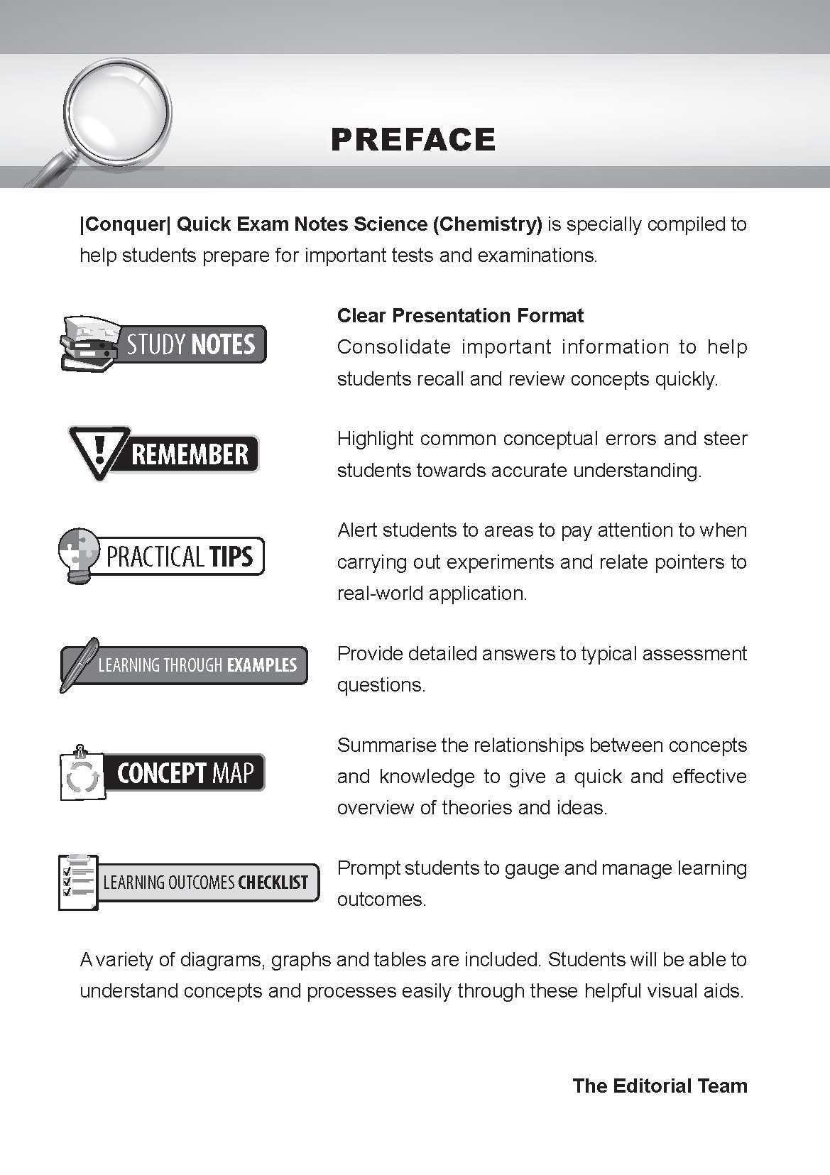 Conquer QUICK EXAM NOTES SCIENCE (CHEMISTRY)