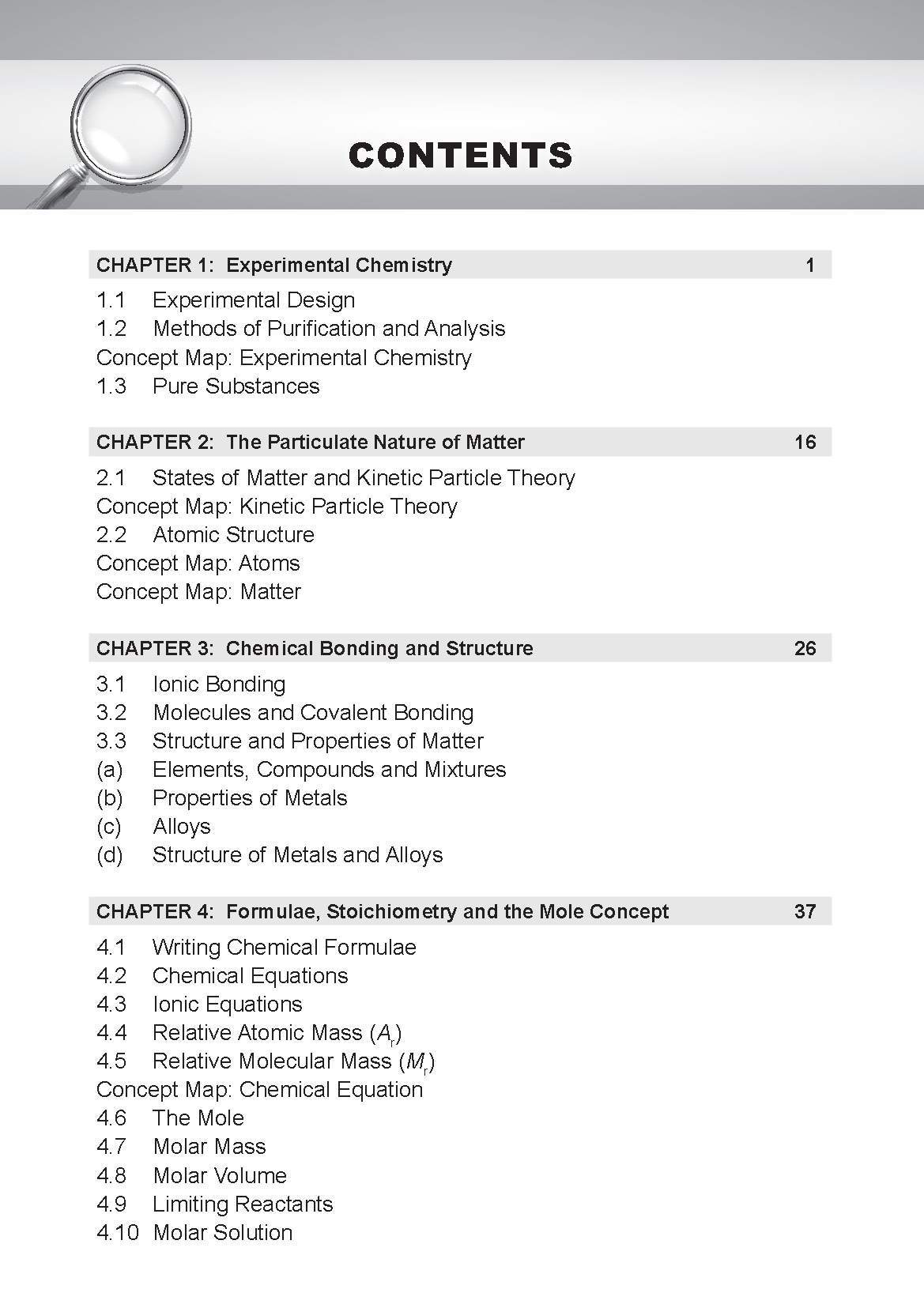 Conquer QUICK EXAM NOTES SCIENCE (CHEMISTRY)