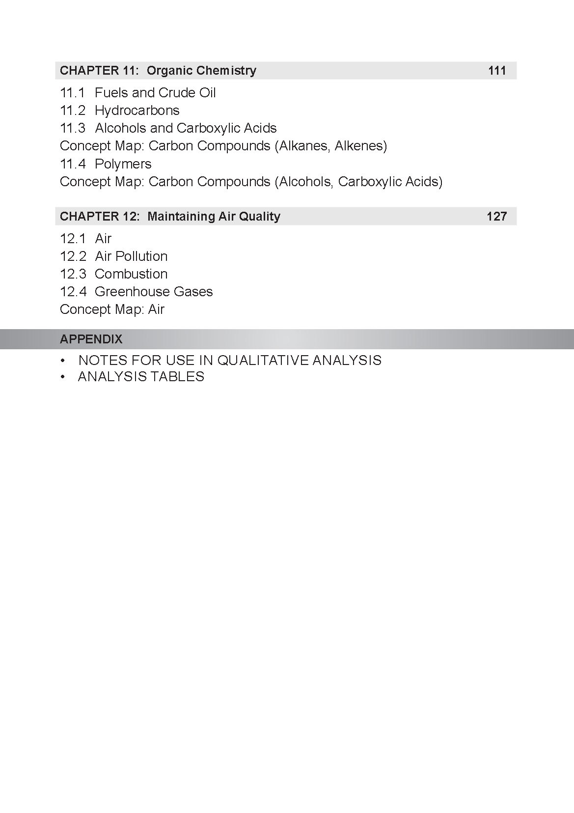 Conquer QUICK EXAM NOTES SCIENCE (CHEMISTRY)