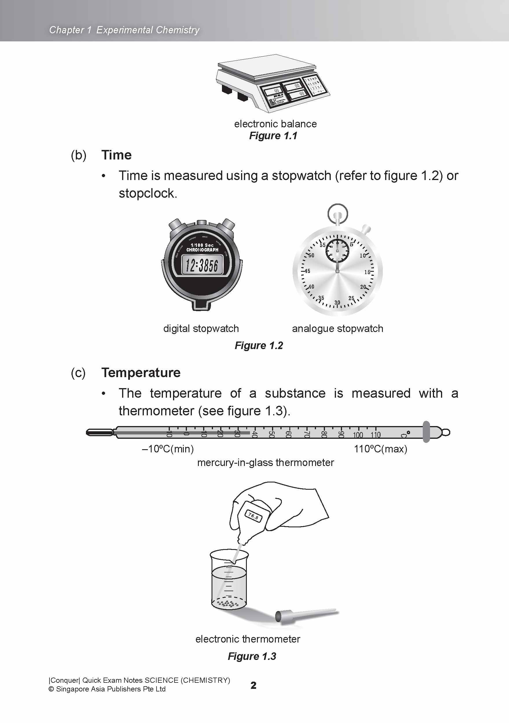 Conquer QUICK EXAM NOTES SCIENCE (CHEMISTRY)