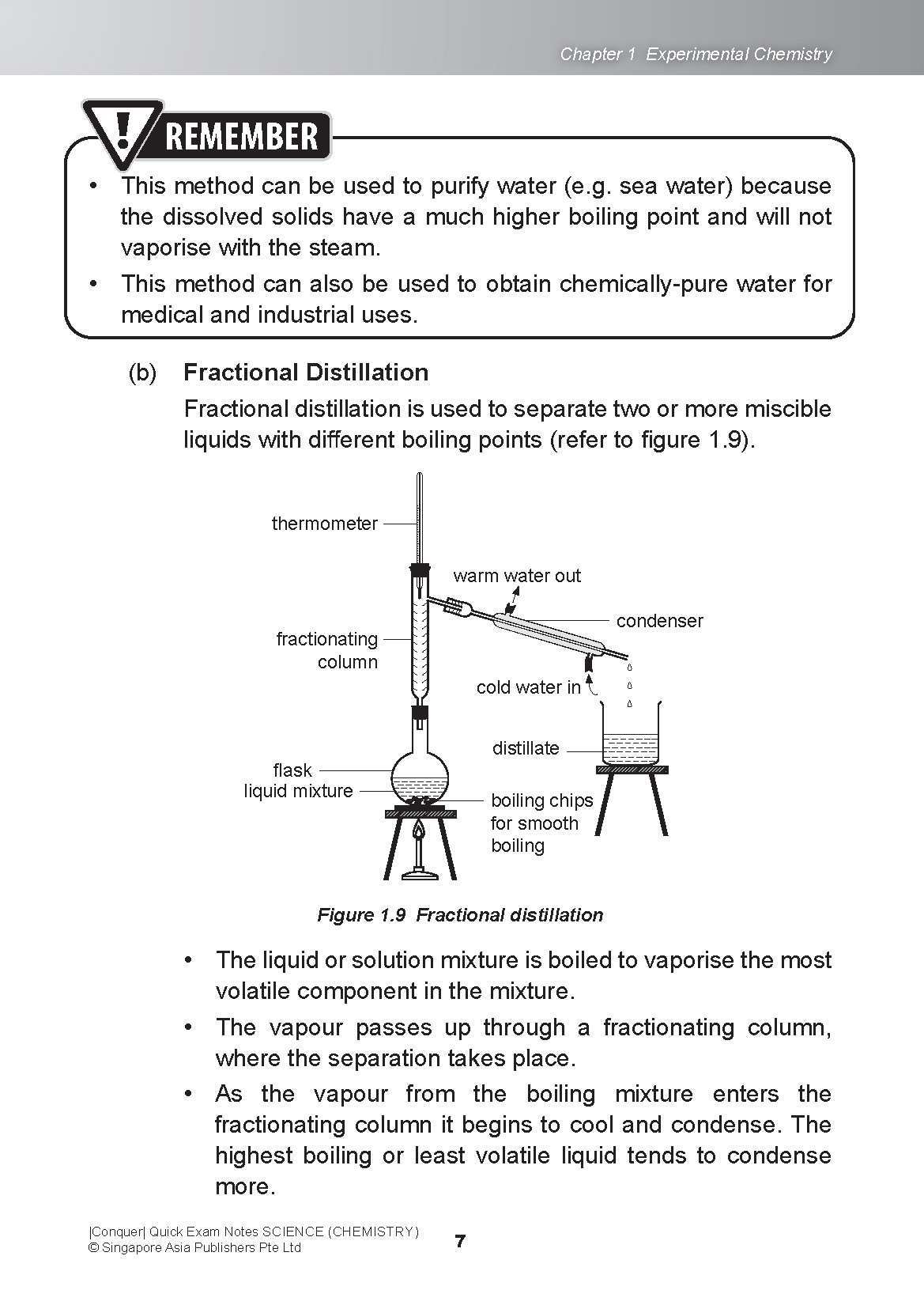 Conquer QUICK EXAM NOTES SCIENCE (CHEMISTRY)