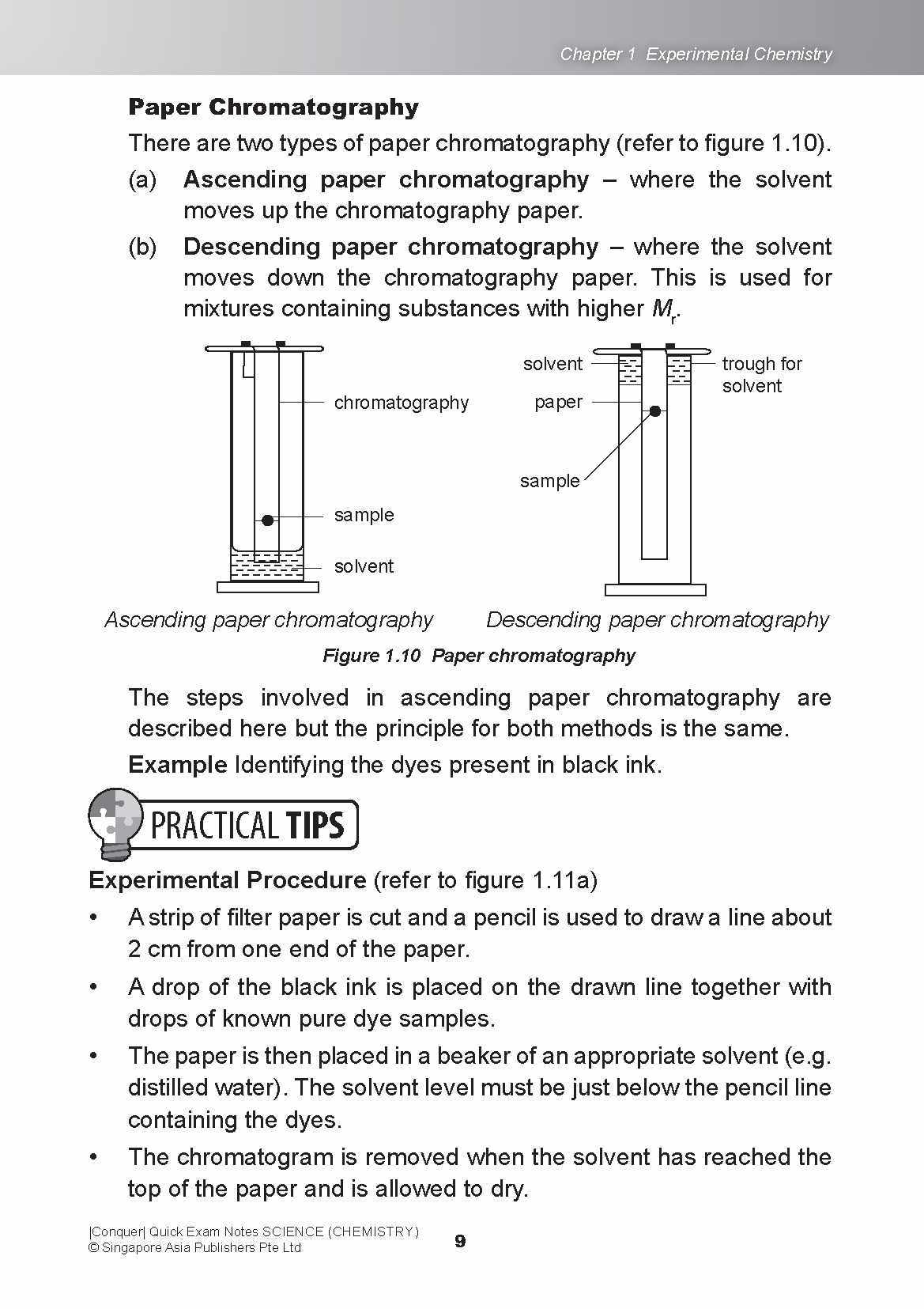 Conquer QUICK EXAM NOTES SCIENCE (CHEMISTRY)